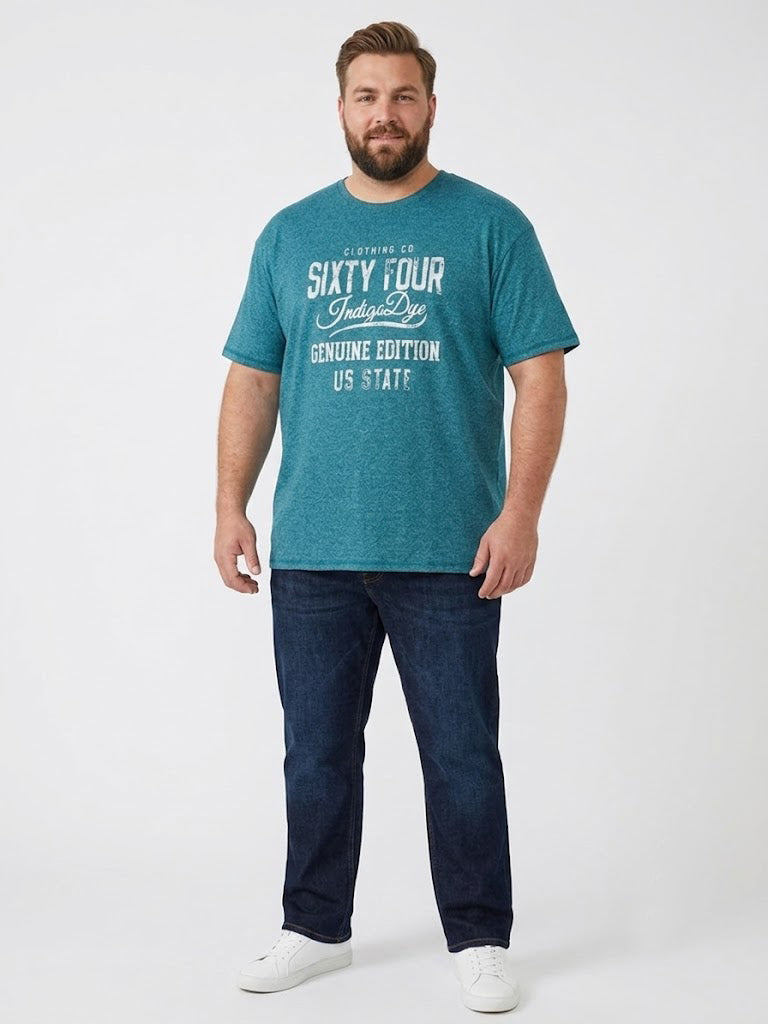 Camiseta Forestal "Sixty Four Indigo Dye"