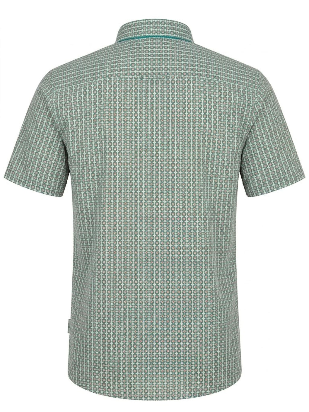 Camisa El Trau Geometric Teal