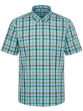 Camisa El Trau Plaid Verde y Azul