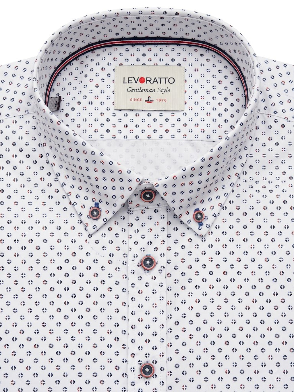 Camisa Levoratto Geometric Print