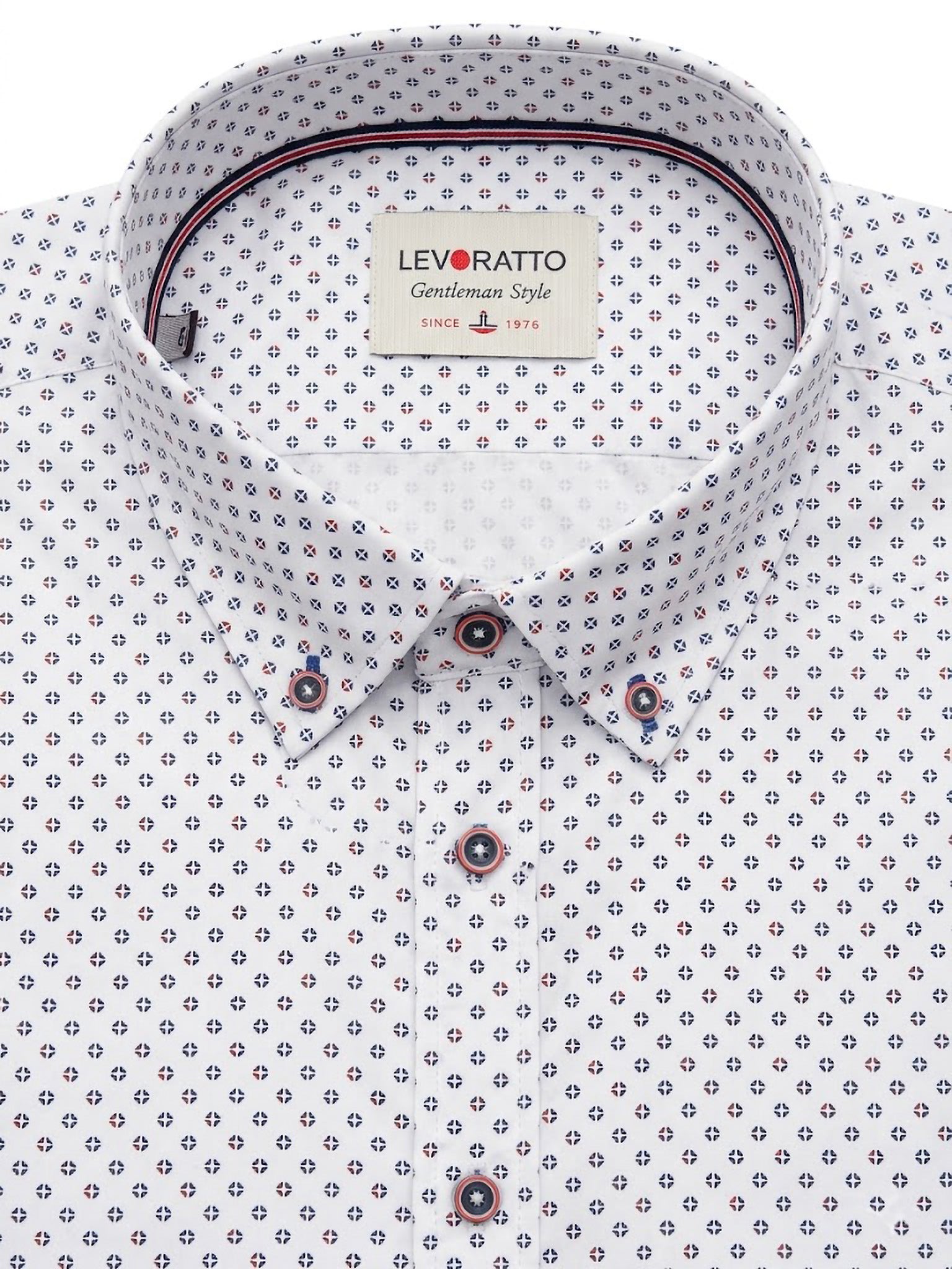 Camisa Levoratto Geometric Print