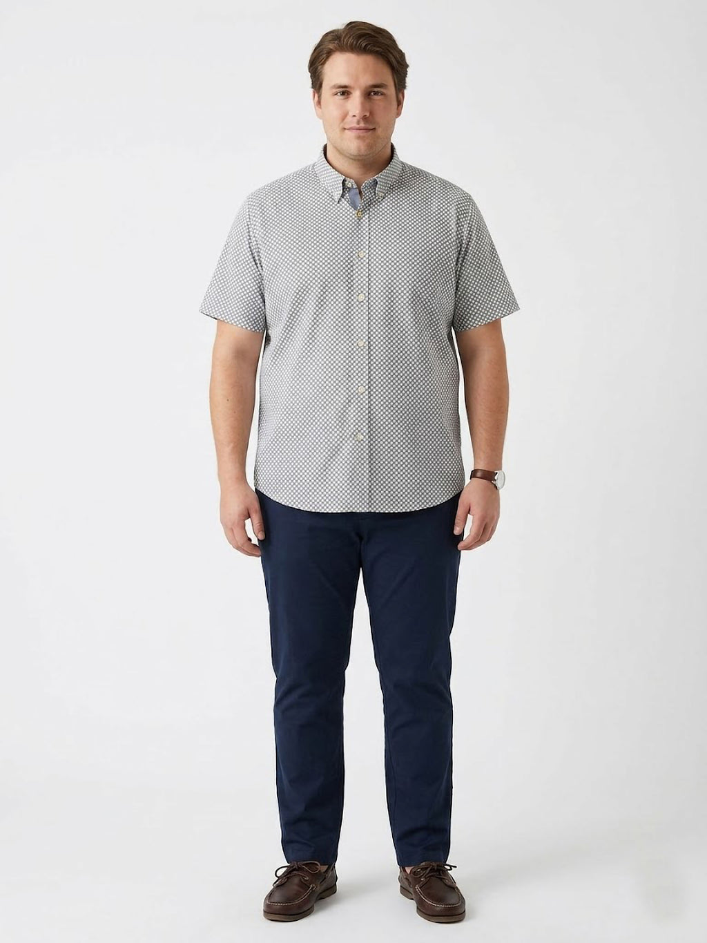Camisa El Trau Geometric Pattern