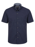 Camisa Navy Anchor Print ElTrau