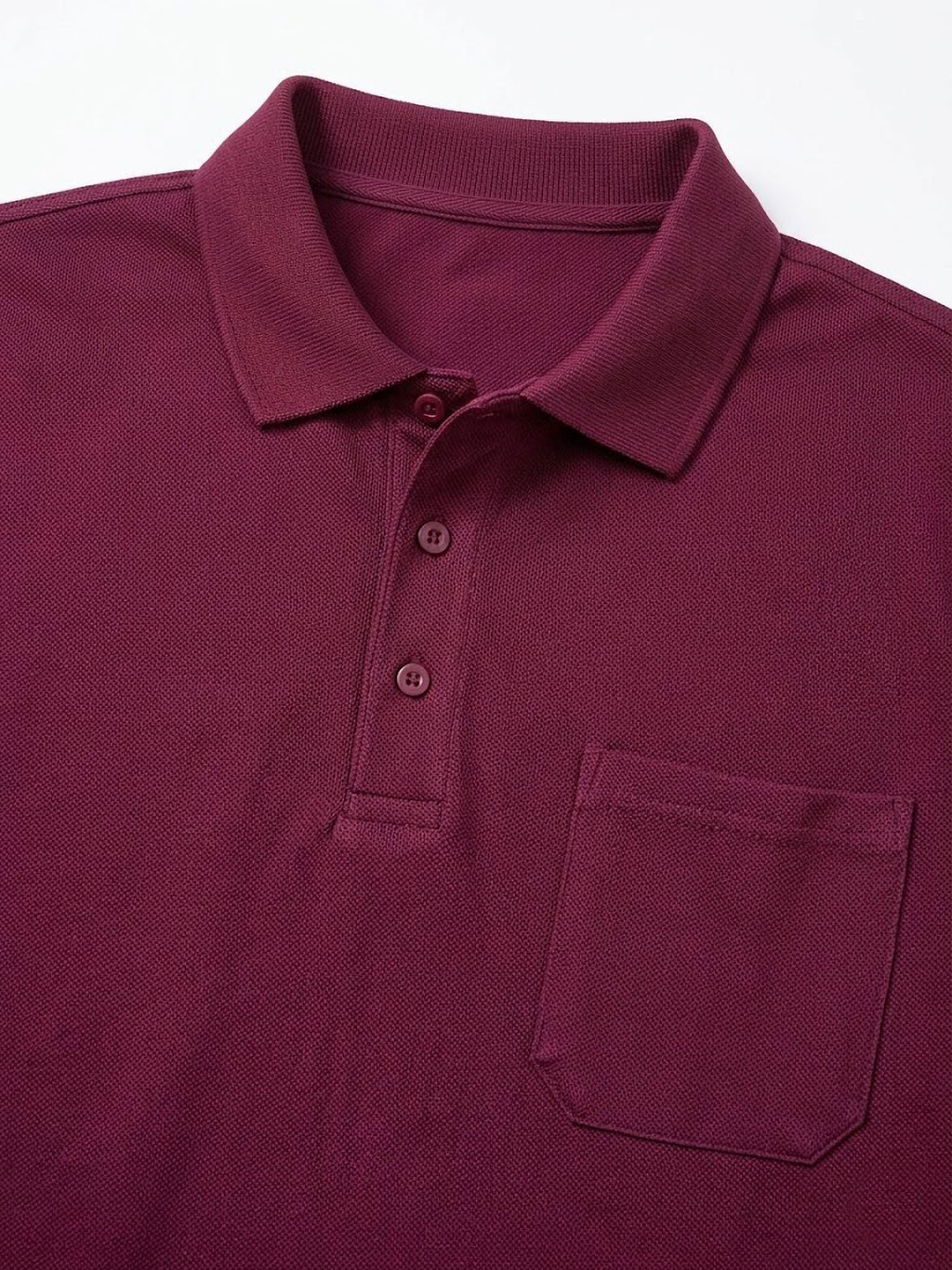 Polo Adamo de Algodón Orgánico con Bolsillo | Ajuste Premium