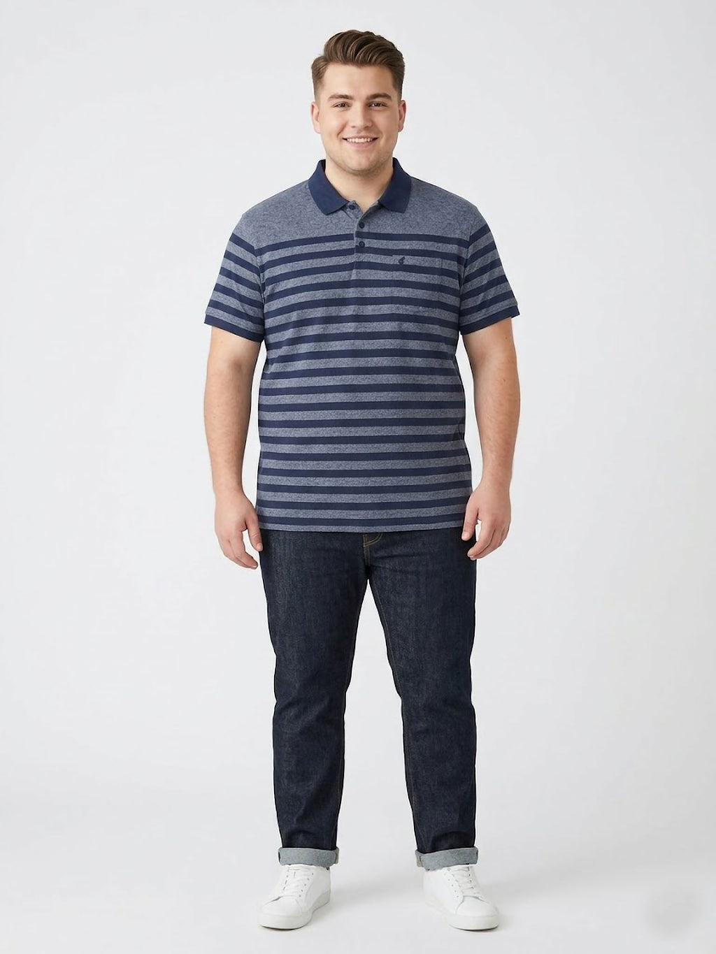 Polo Classic Stripes Forestal