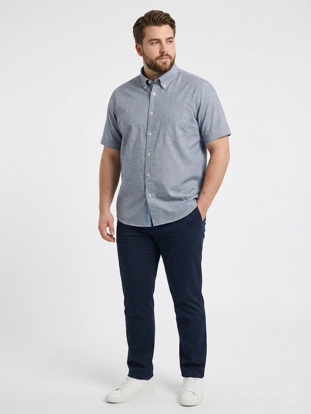 Camisa Blue Micro-Texture ElTrau