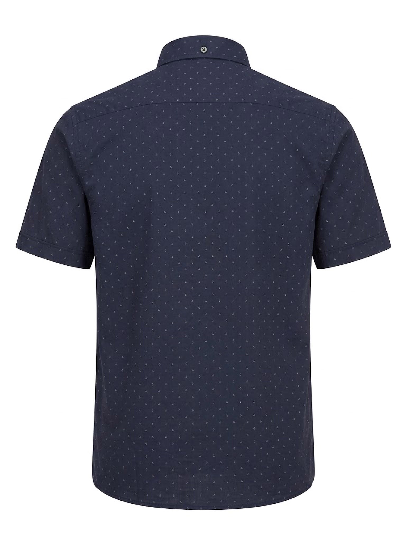 Camisa Navy Anchor Print ElTrau