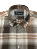 Camisa El Trau Plaid en tonos tierra
