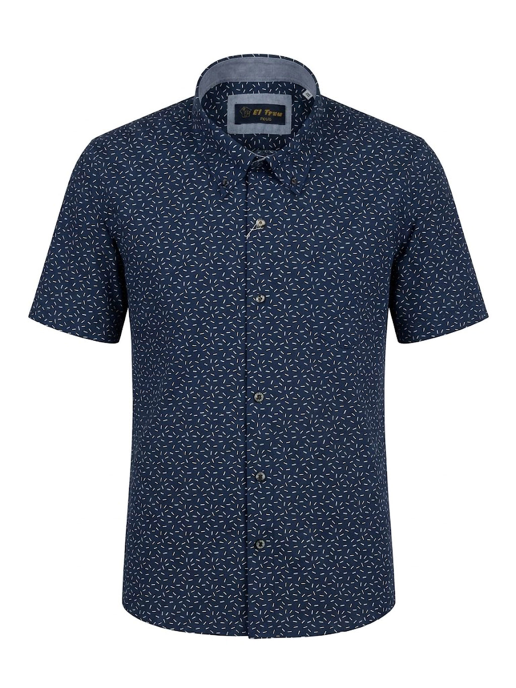 Camisa Navy Dash Print ElTrau