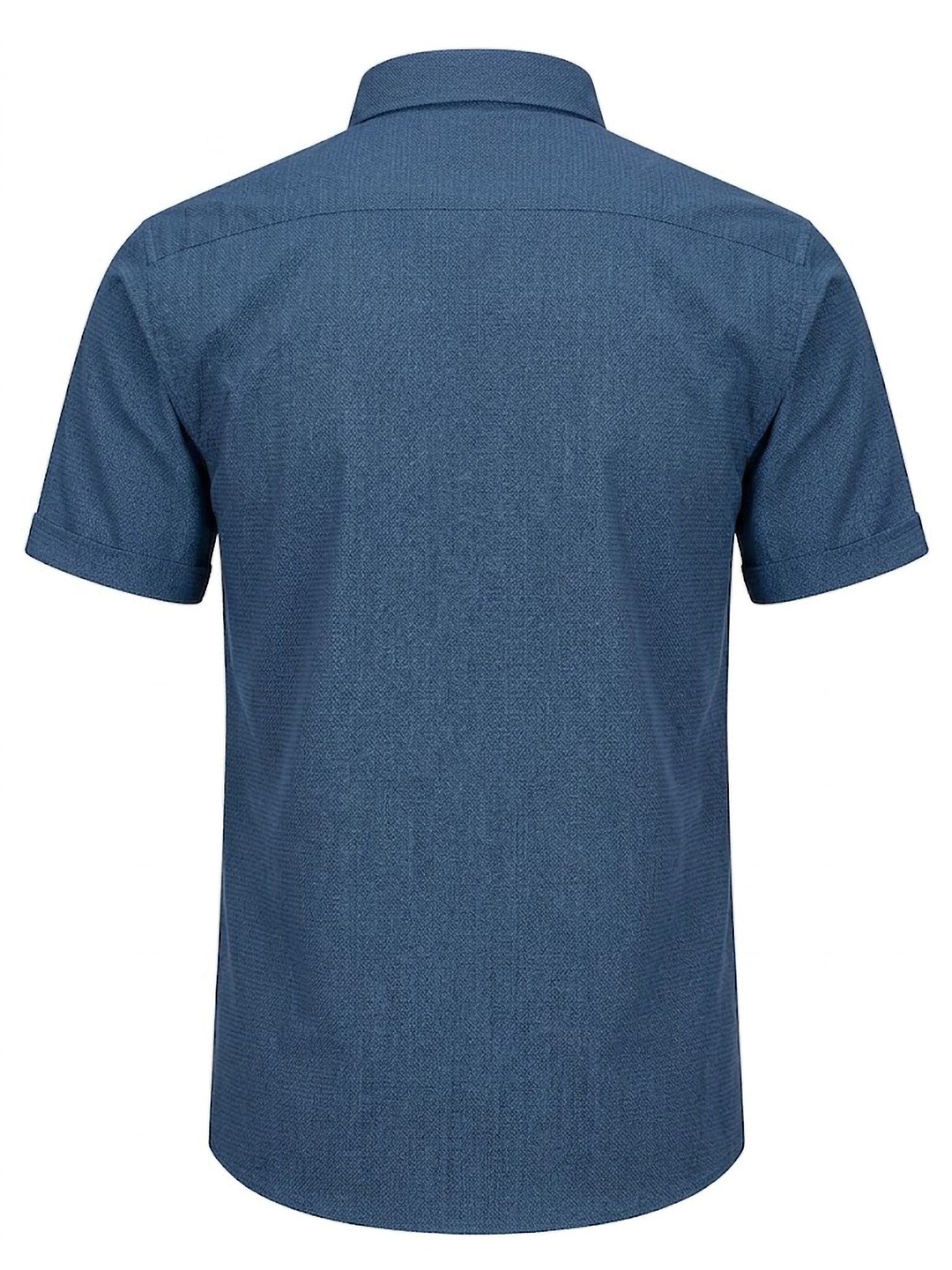Camisa Levoratto Casual Blue Textured
