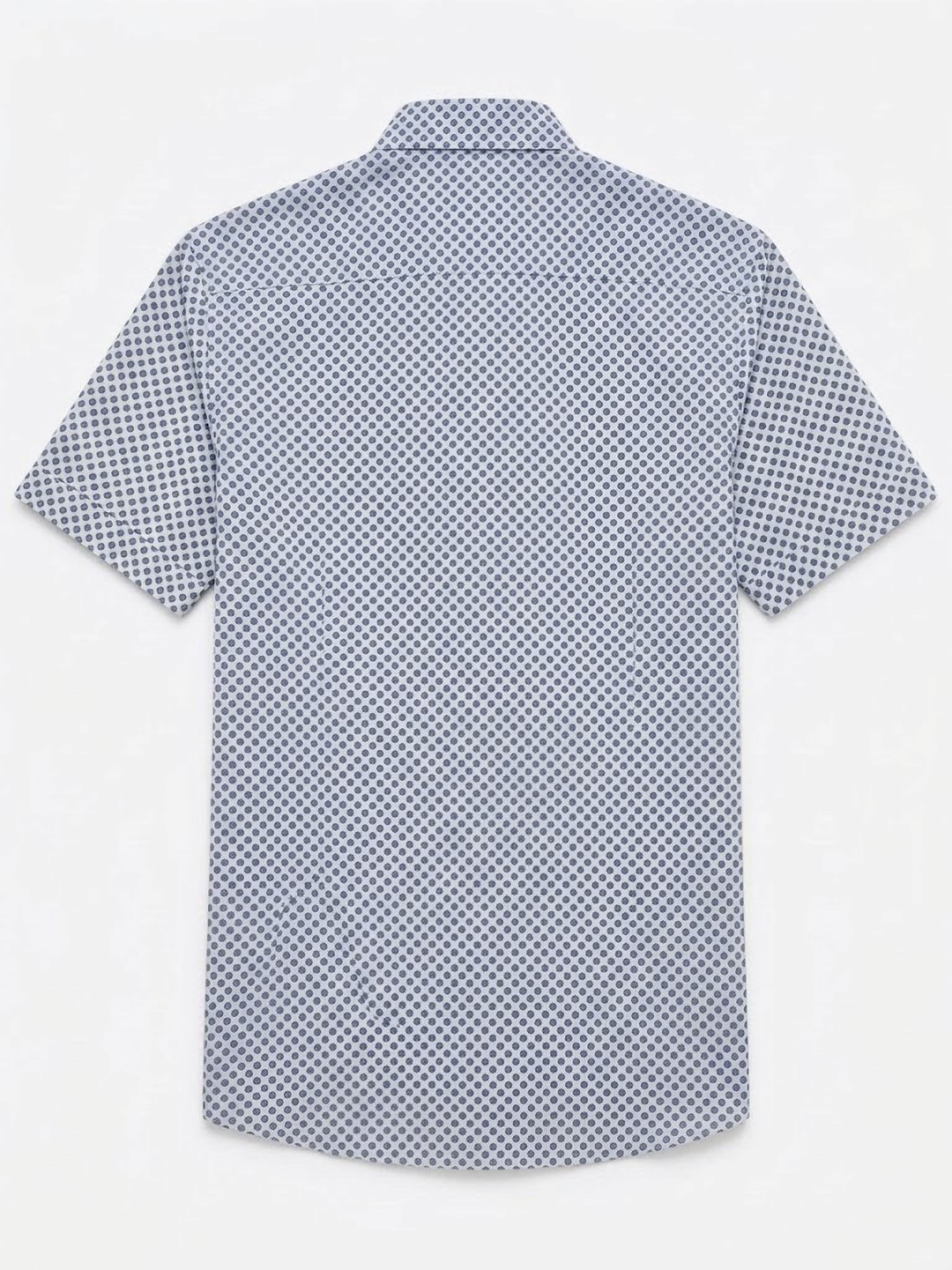 Camisa Levoratto Blue Geometric