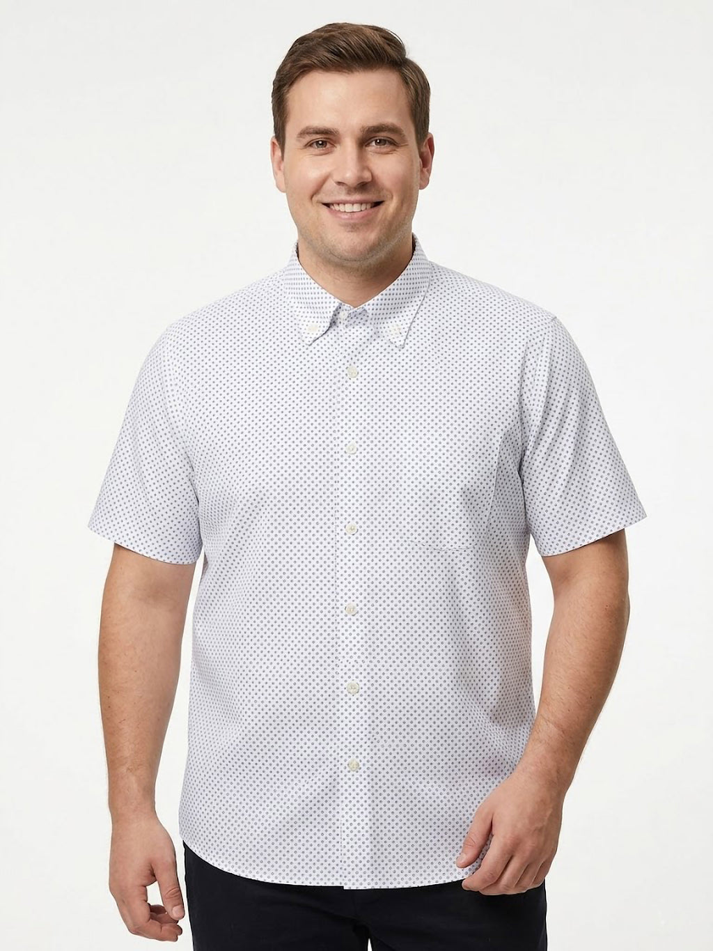 Camisa White Geometric Dots ElTrau