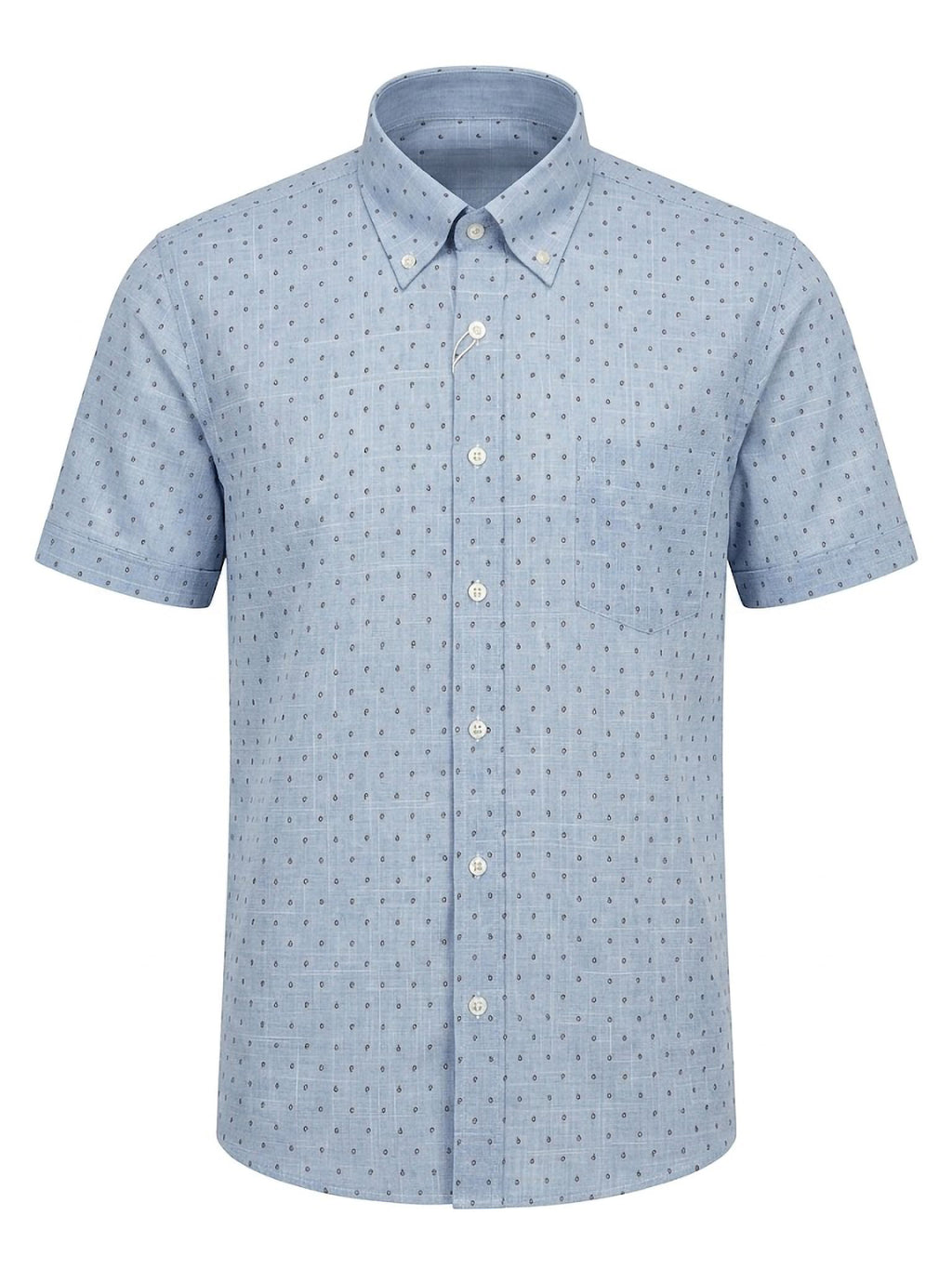 Camisa Blue Subtle Dot ElTrau