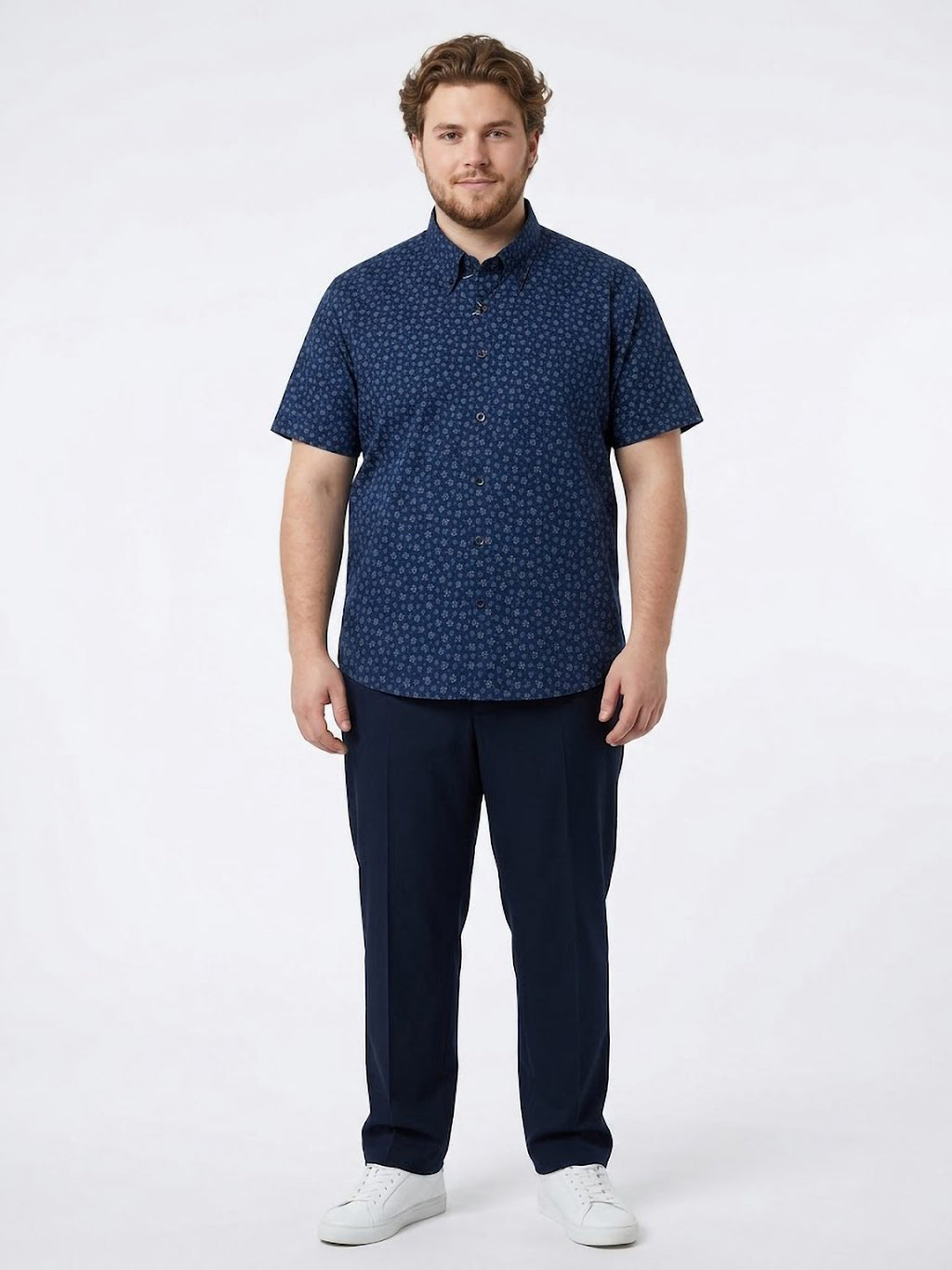 Camisa El Trau Blue Floral