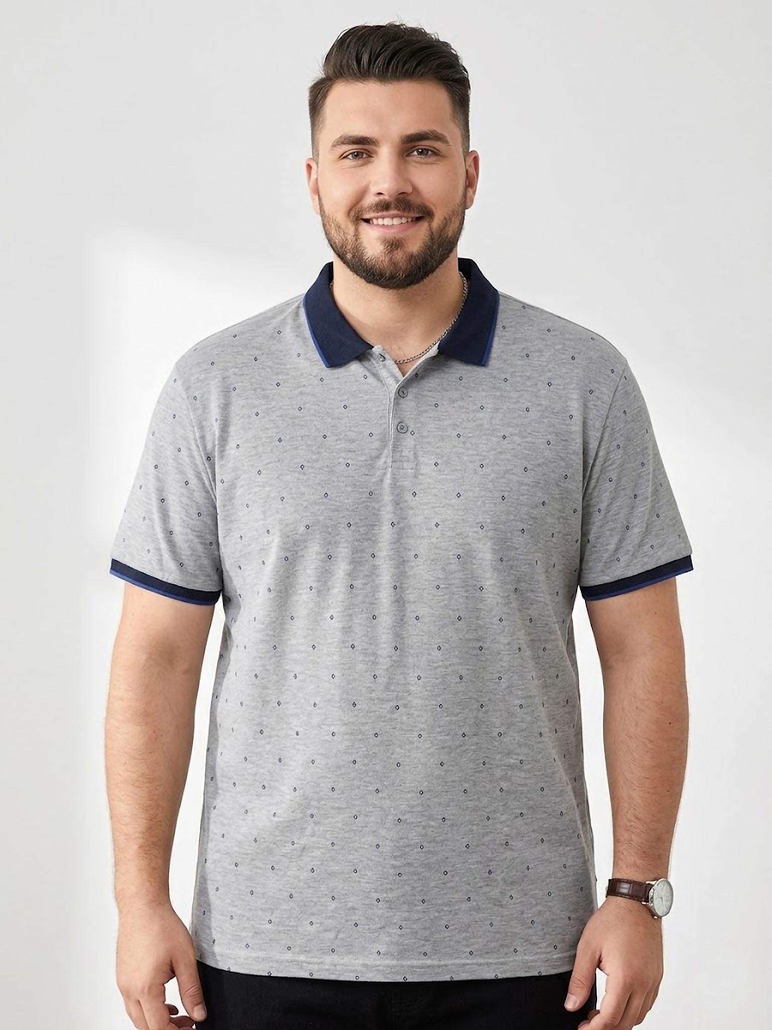Polo Grey Elegance Forestal