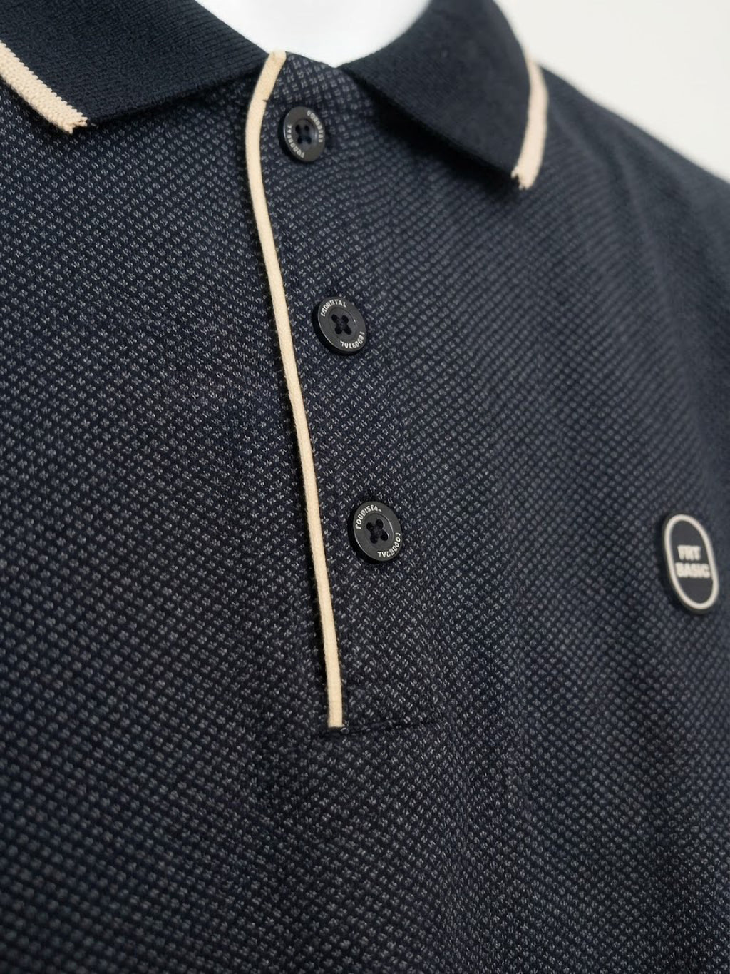 Polo Manga Larga Hombre Tallas Grandes Oscuro Forestal