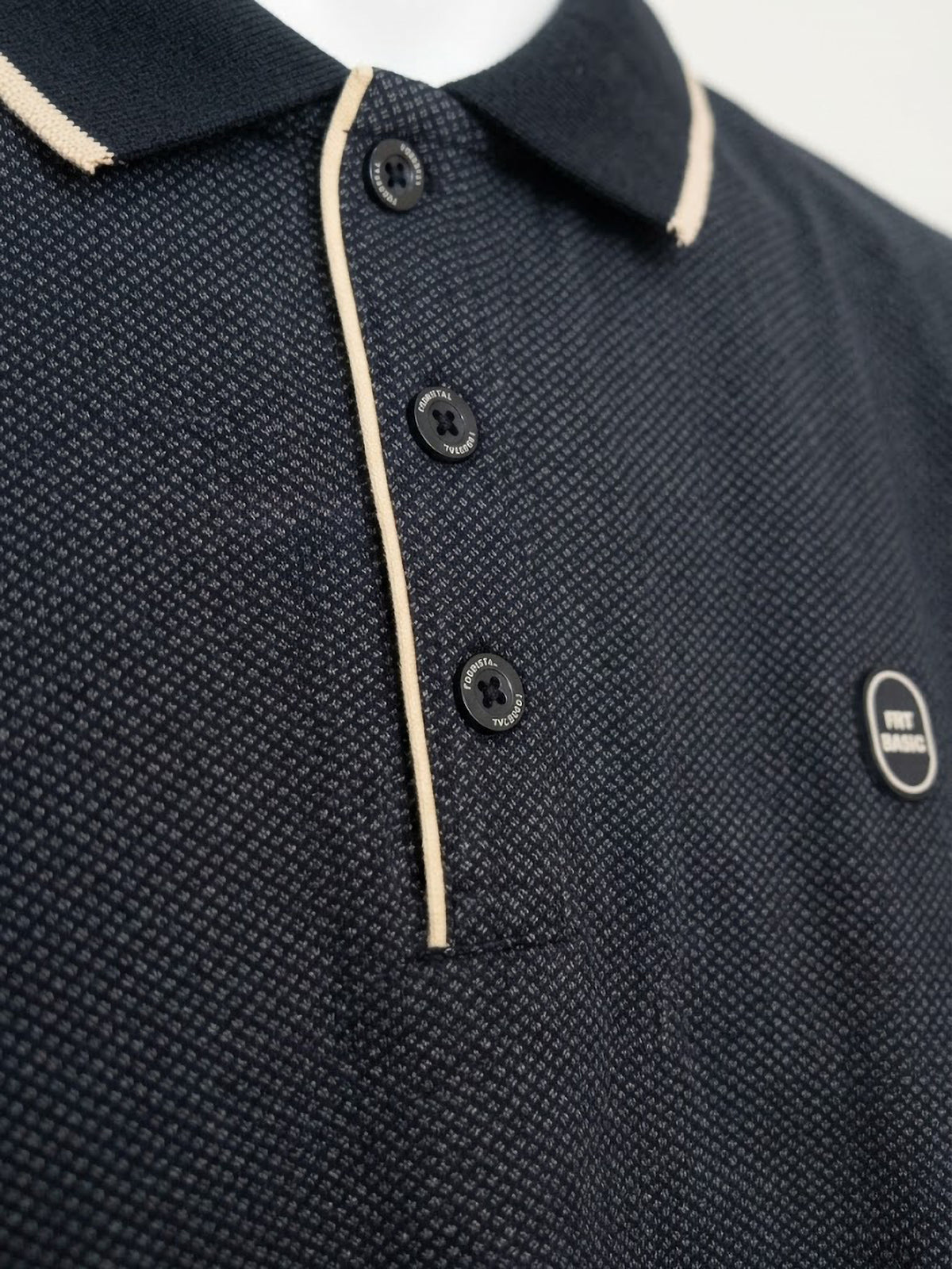 Polo Manga Larga Hombre Tallas Grandes Oscuro Forestal