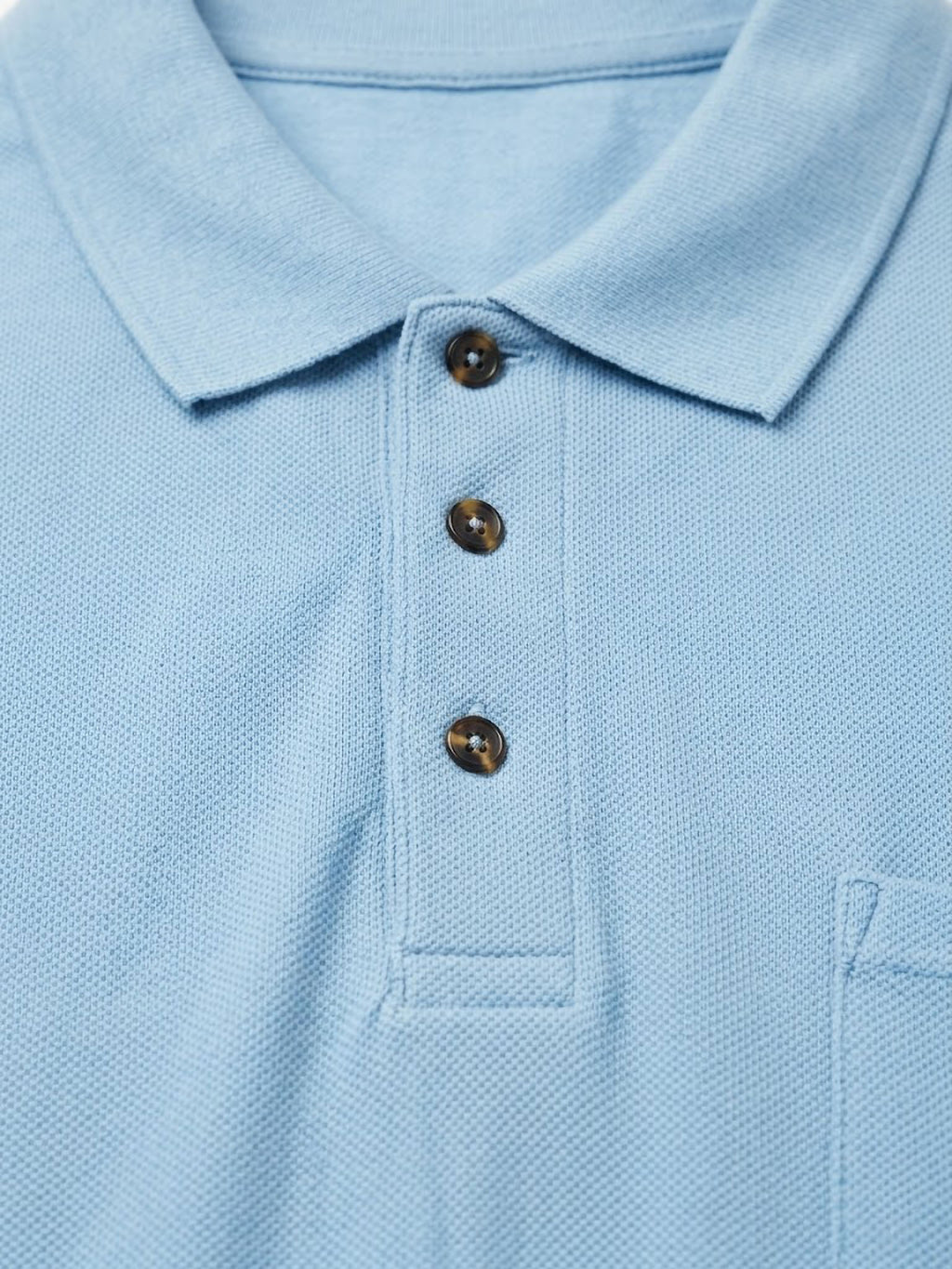 Polo Adamo de Algodón Orgánico con Bolsillo | Ajuste Premium