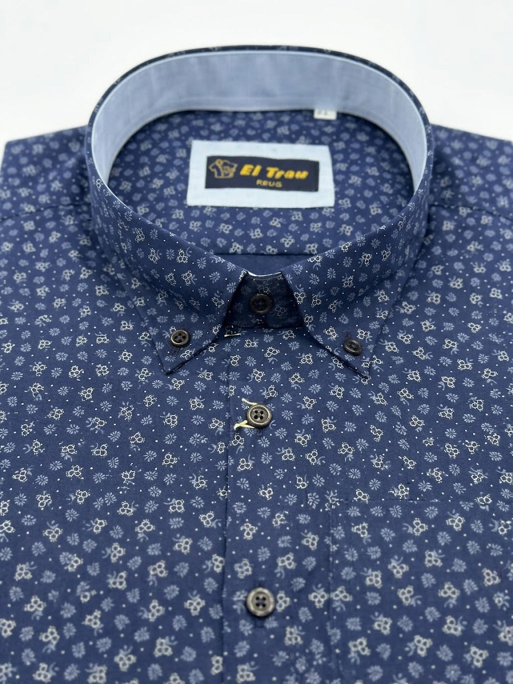 Camisa El Trau Blue Floral