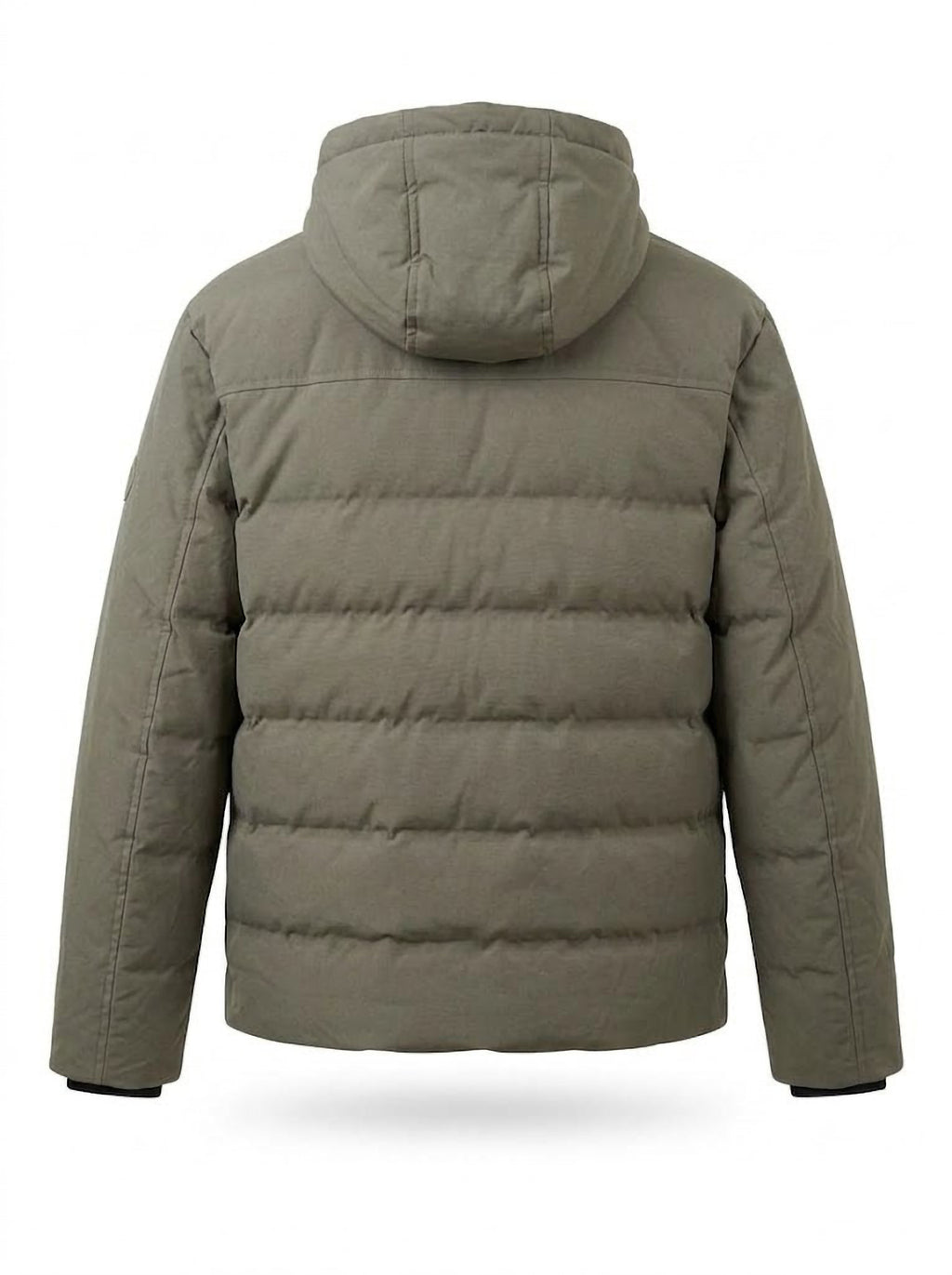 Chaqueta Acolchada Hombre Tallas Grandes con Capucha Verde Oliva Koyote
