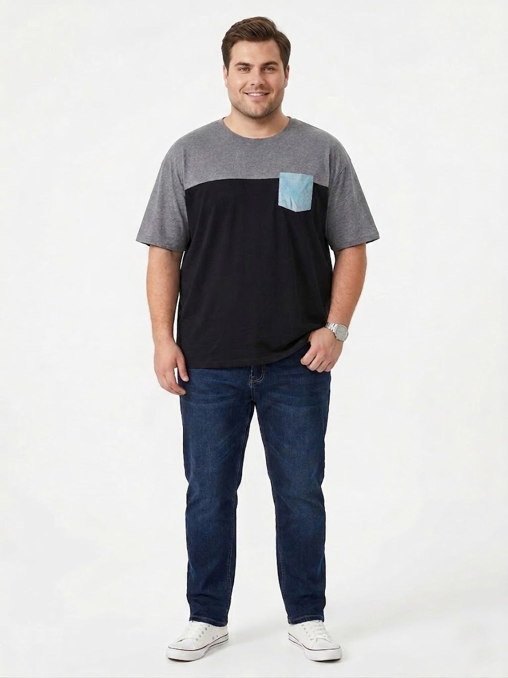 Camiseta Forestal Color Block