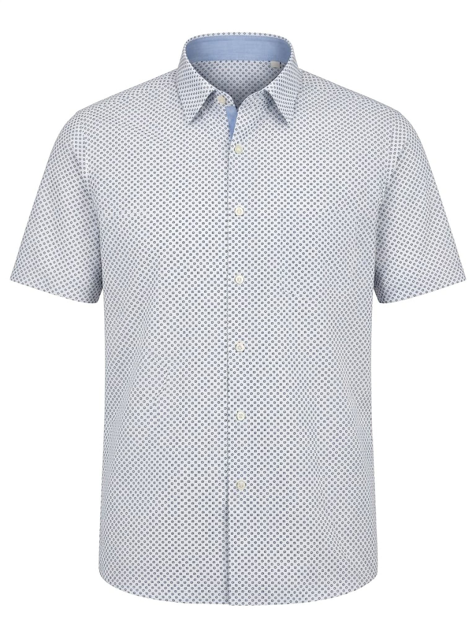 Camisa Haupt White Geo-Dot Shirt