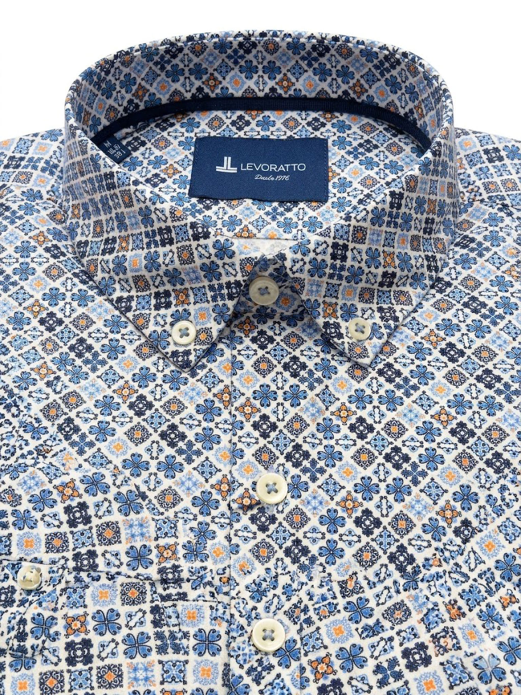 Camisa Levoratto Tile Print