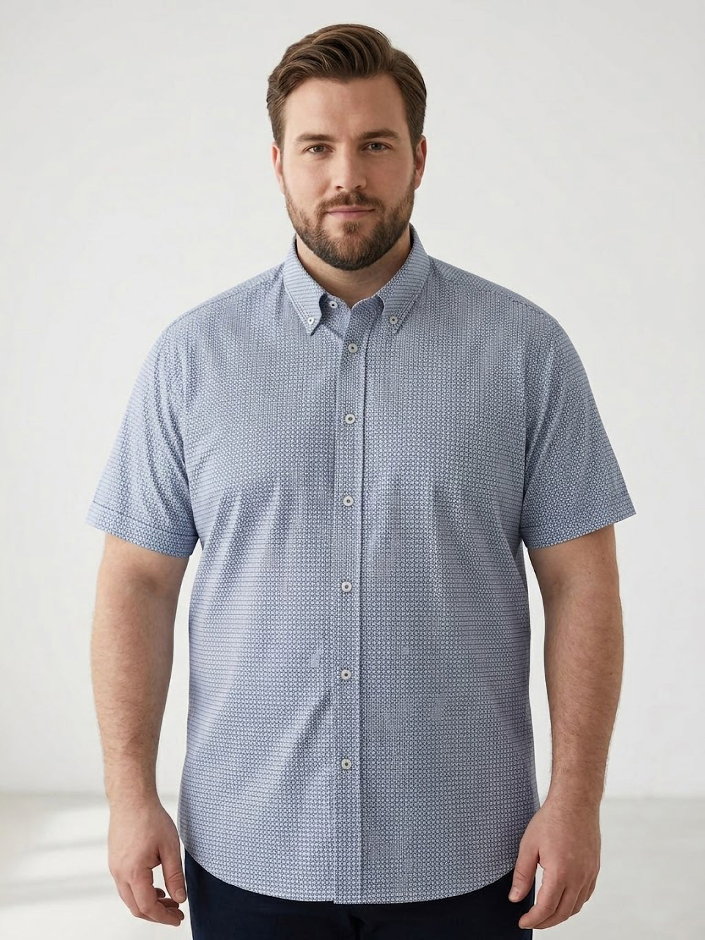 Camisa Levoratto Casual Blue Floral
