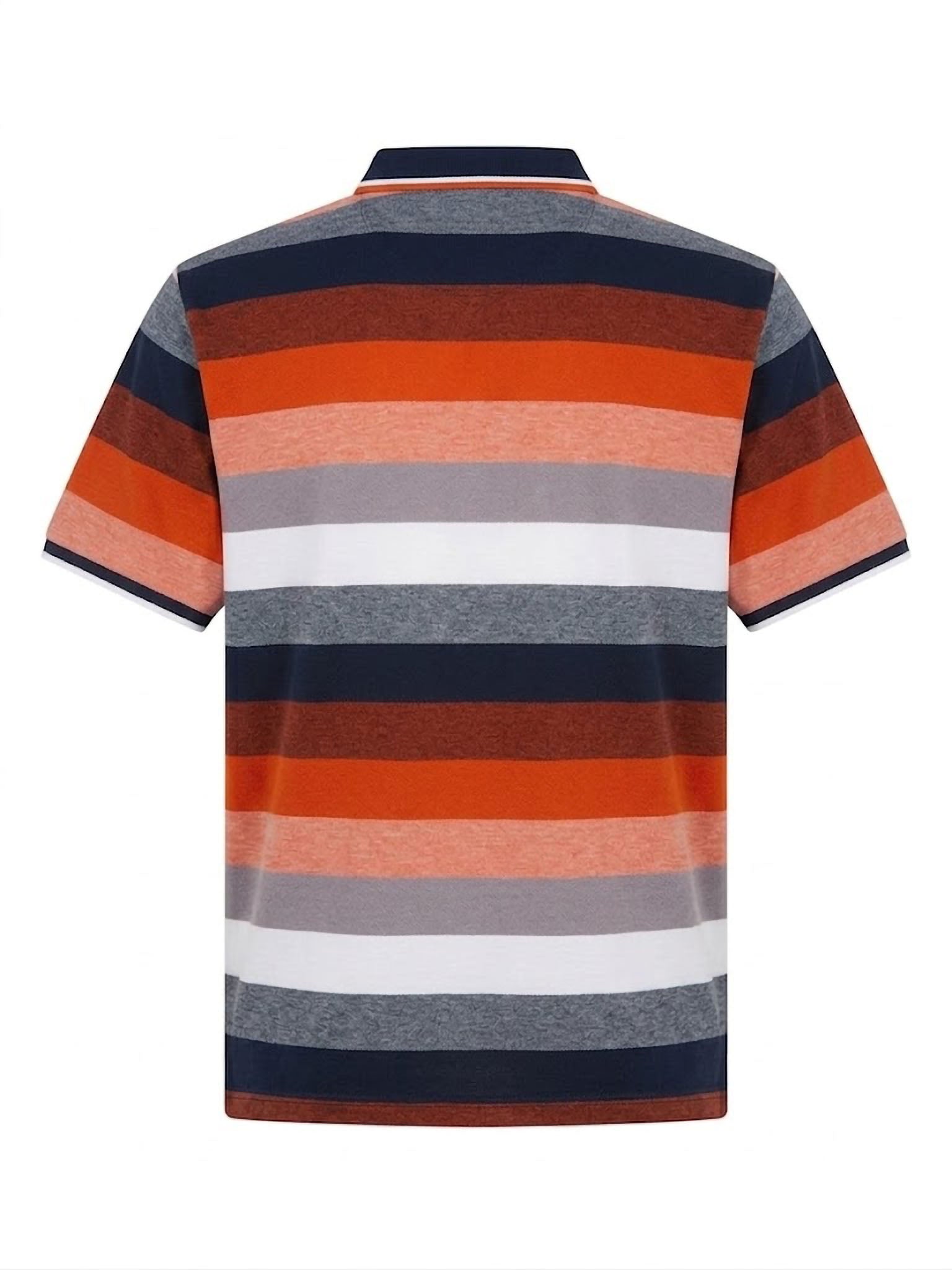 Polo Orange Teal Forestal