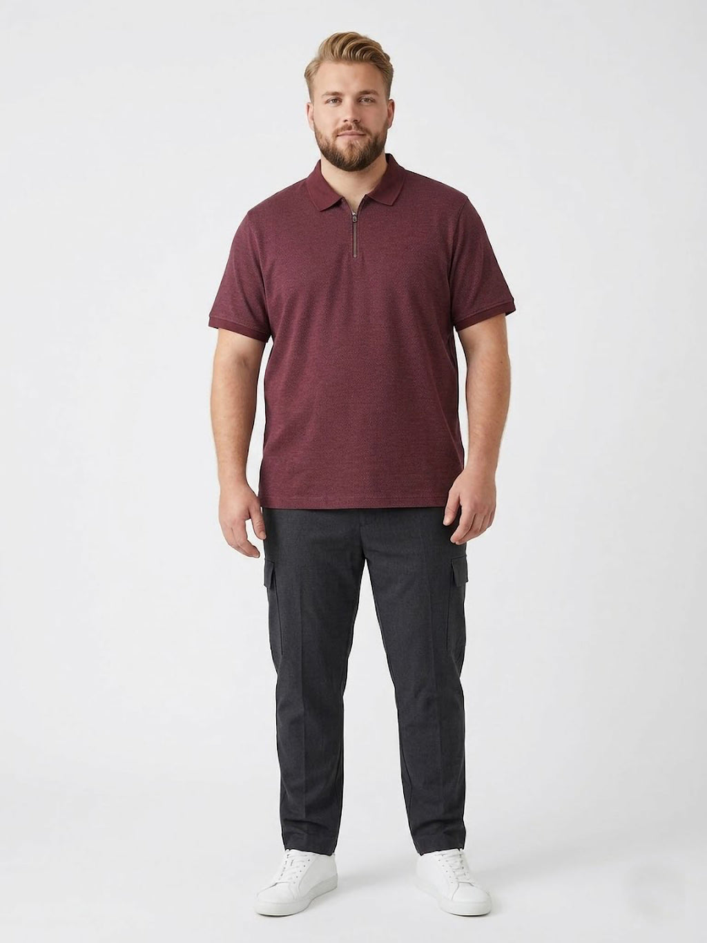 Polo Red Zip Forestal