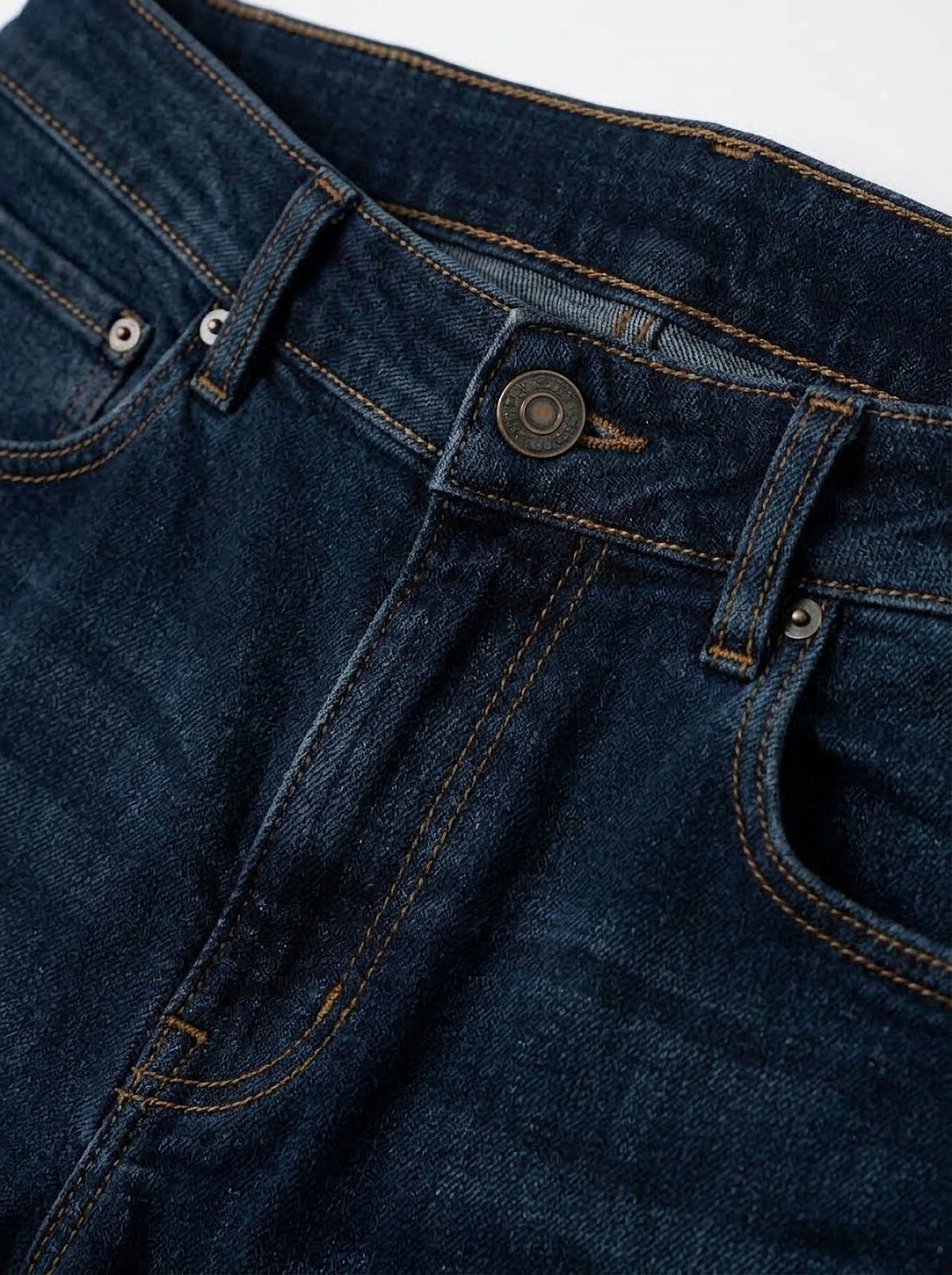 Vaqueros Hombre Tallas Grandes Azul Oscuro Corte Recto Koyote