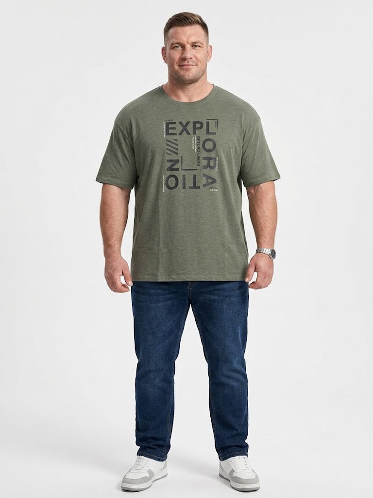 Camiseta Forestal "Exploration Beyond Limits"