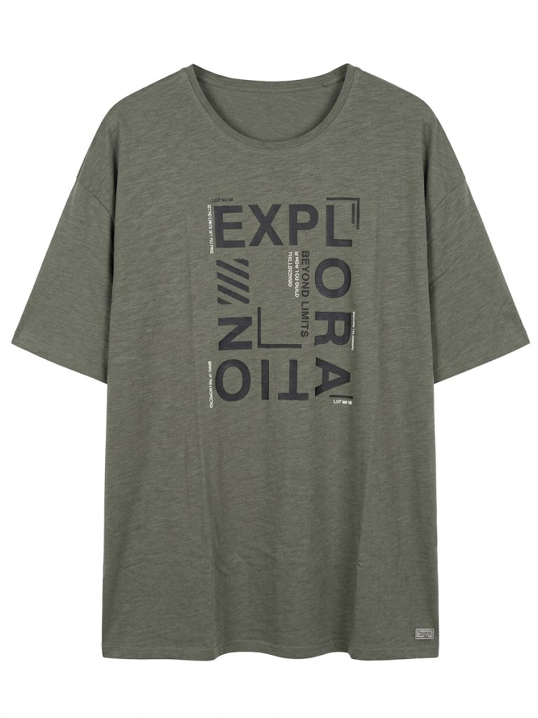 Camiseta Forestal "Exploration Beyond Limits"