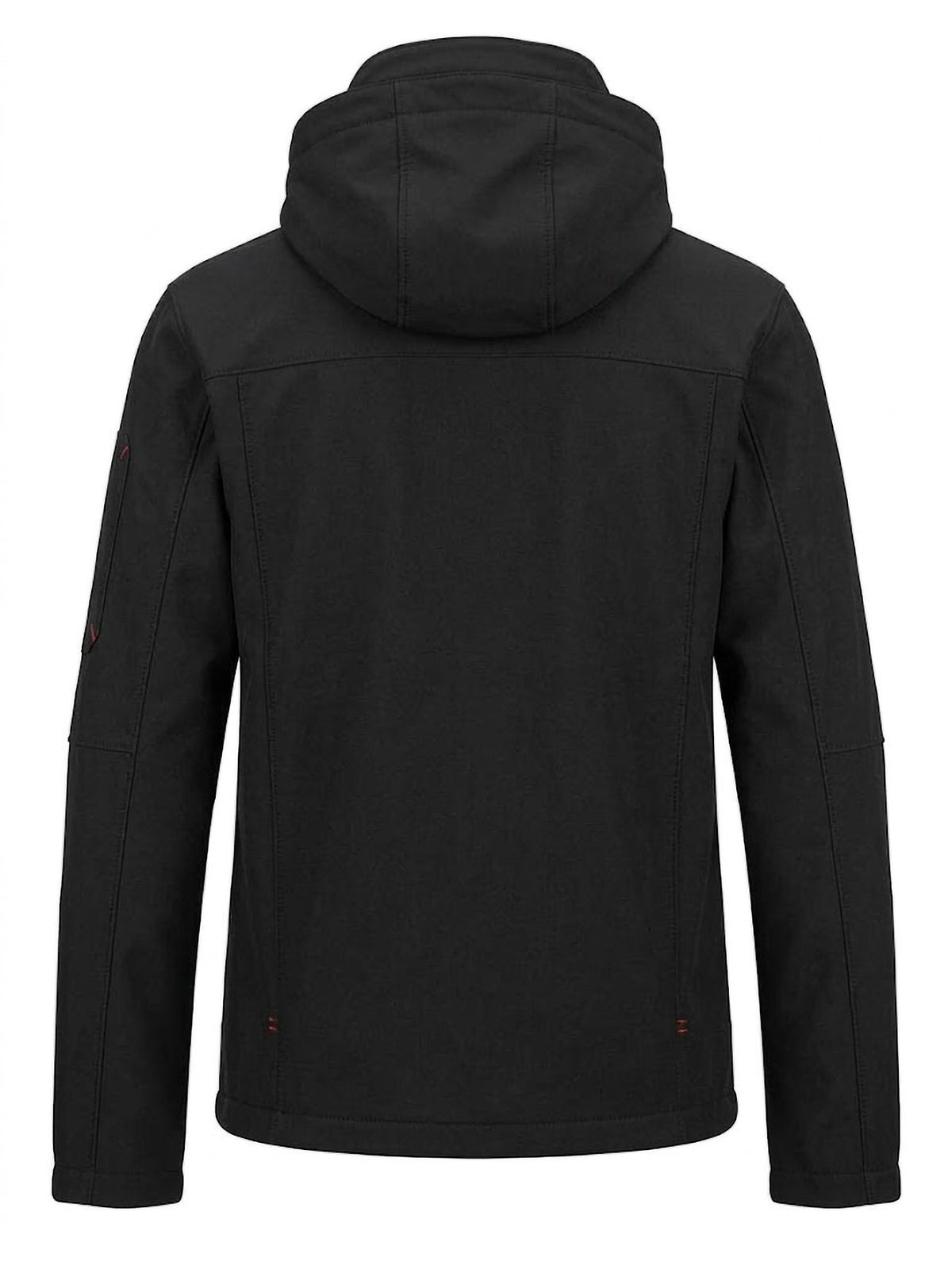 Chaqueta Softshell Hombre Tallas Grandes con Capucha Negra Koyote Adventure