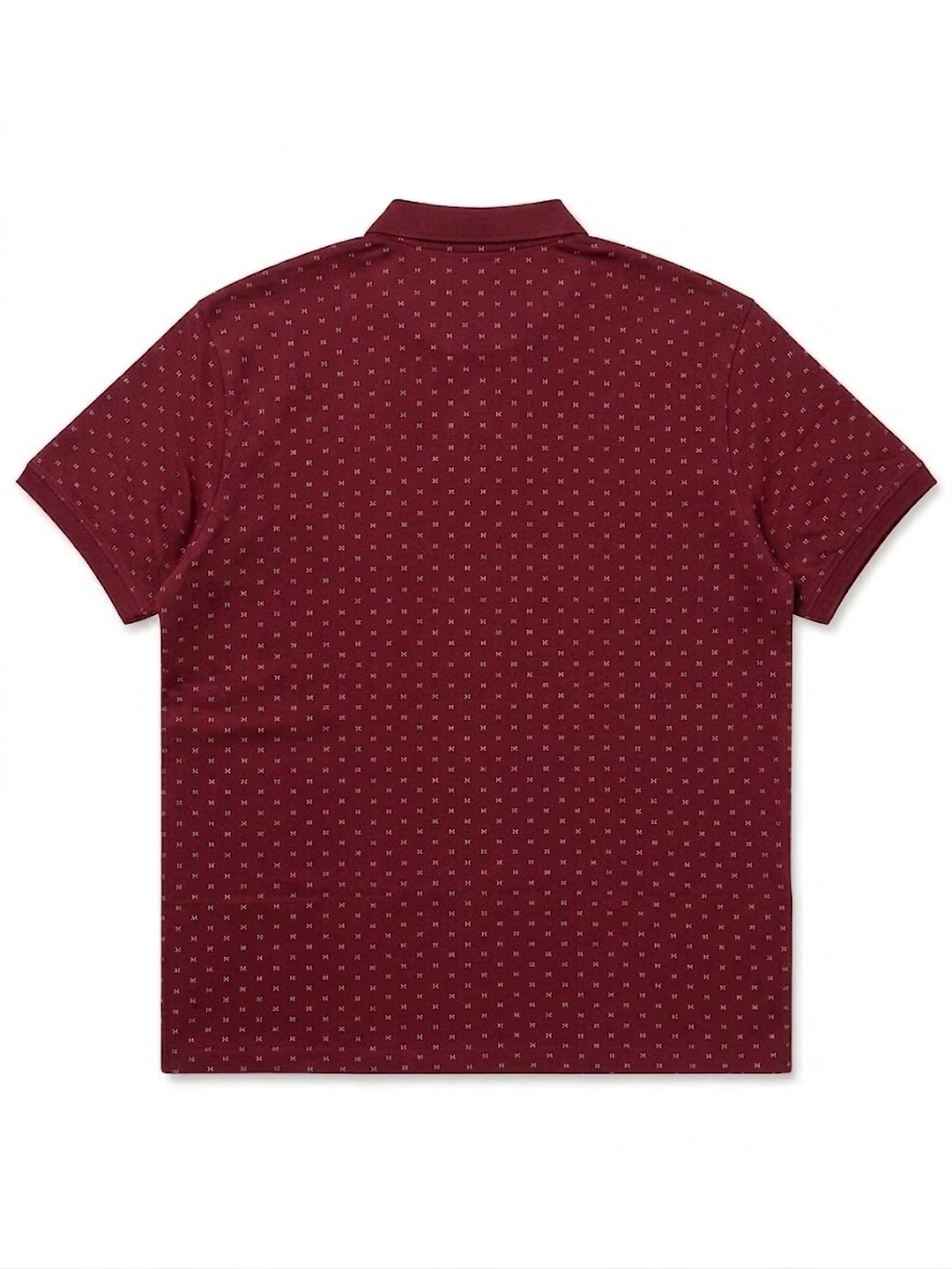Polo Red Pattern Forestal