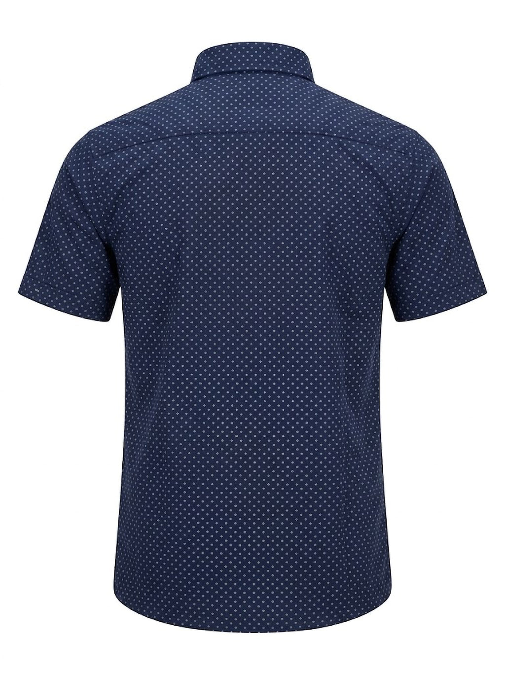 Camisa Hywells Blue Patterned