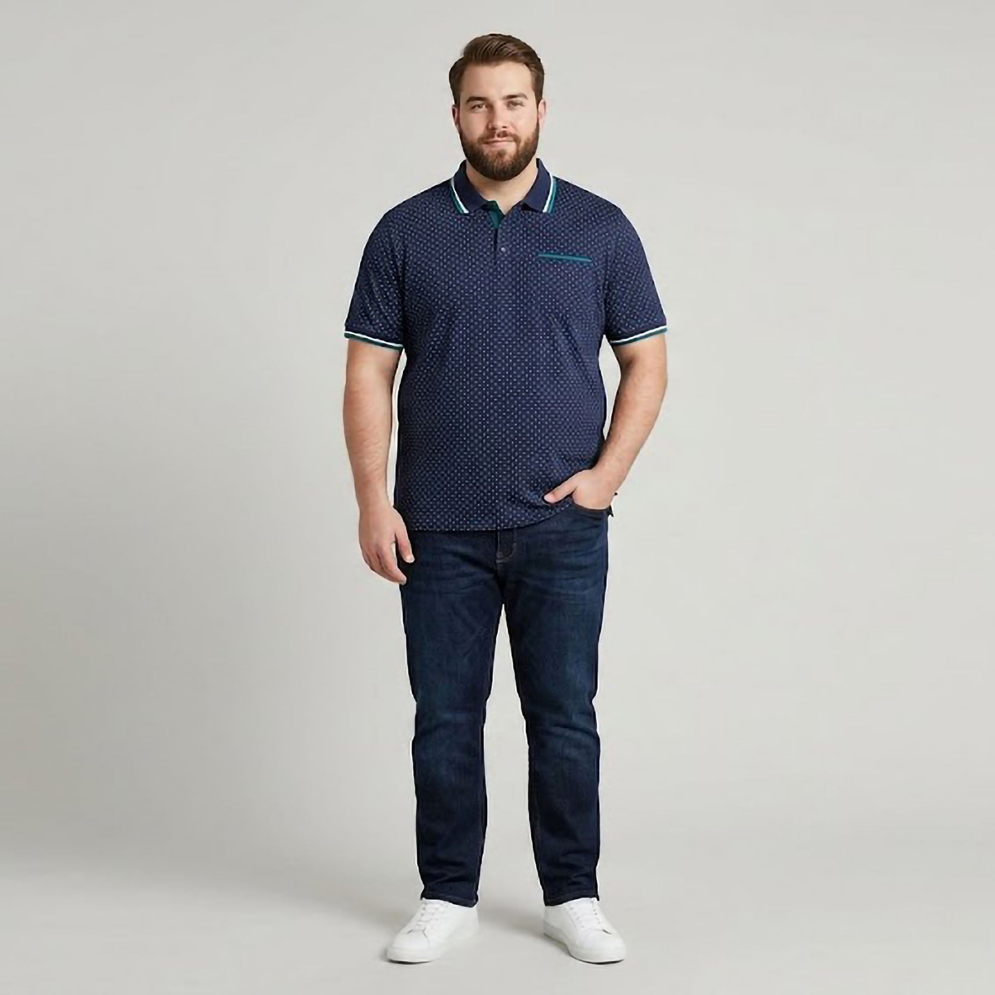 Polo Classic Teal Forestal