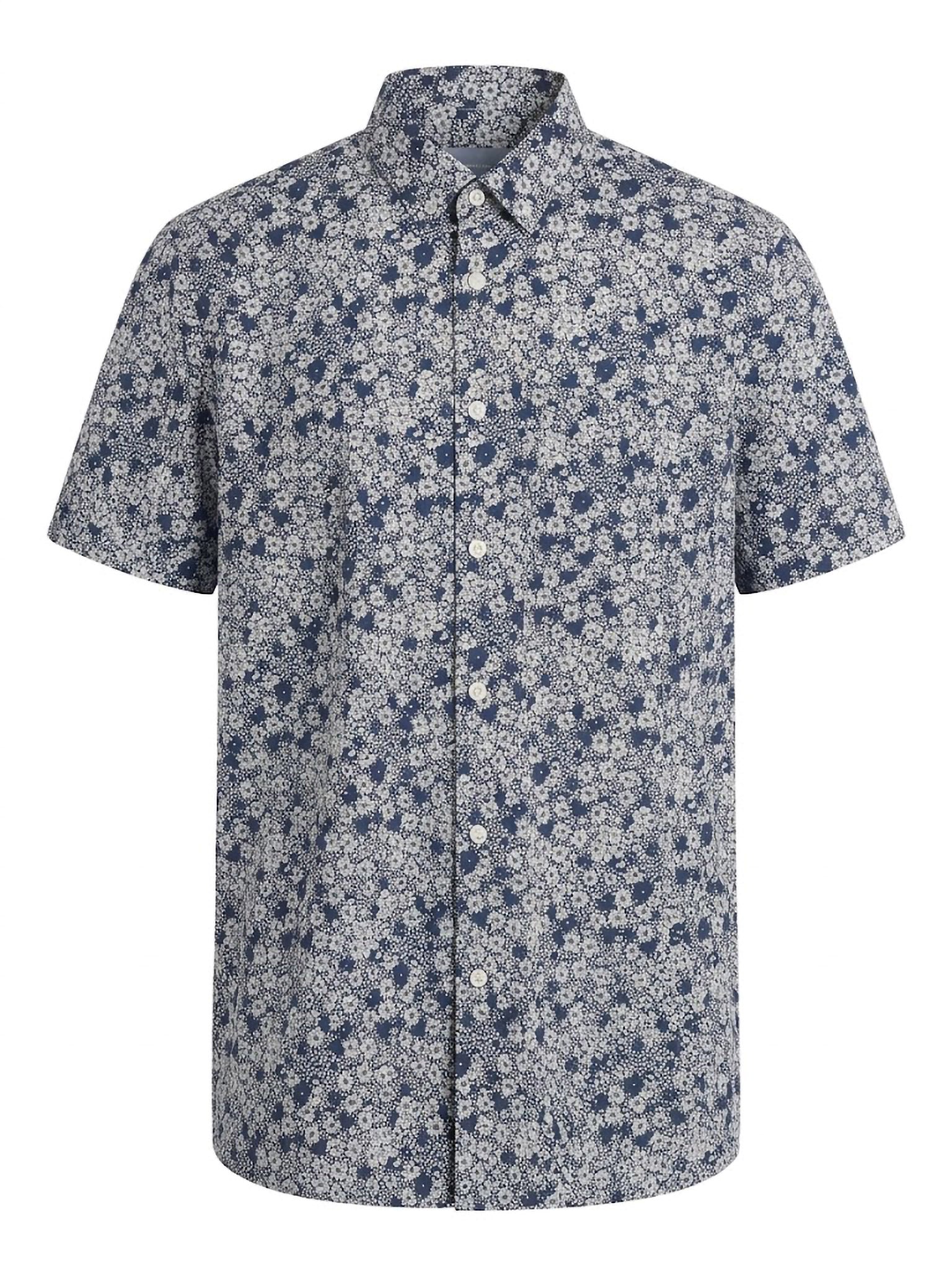 Camisa Navy Floral Field EL Trau