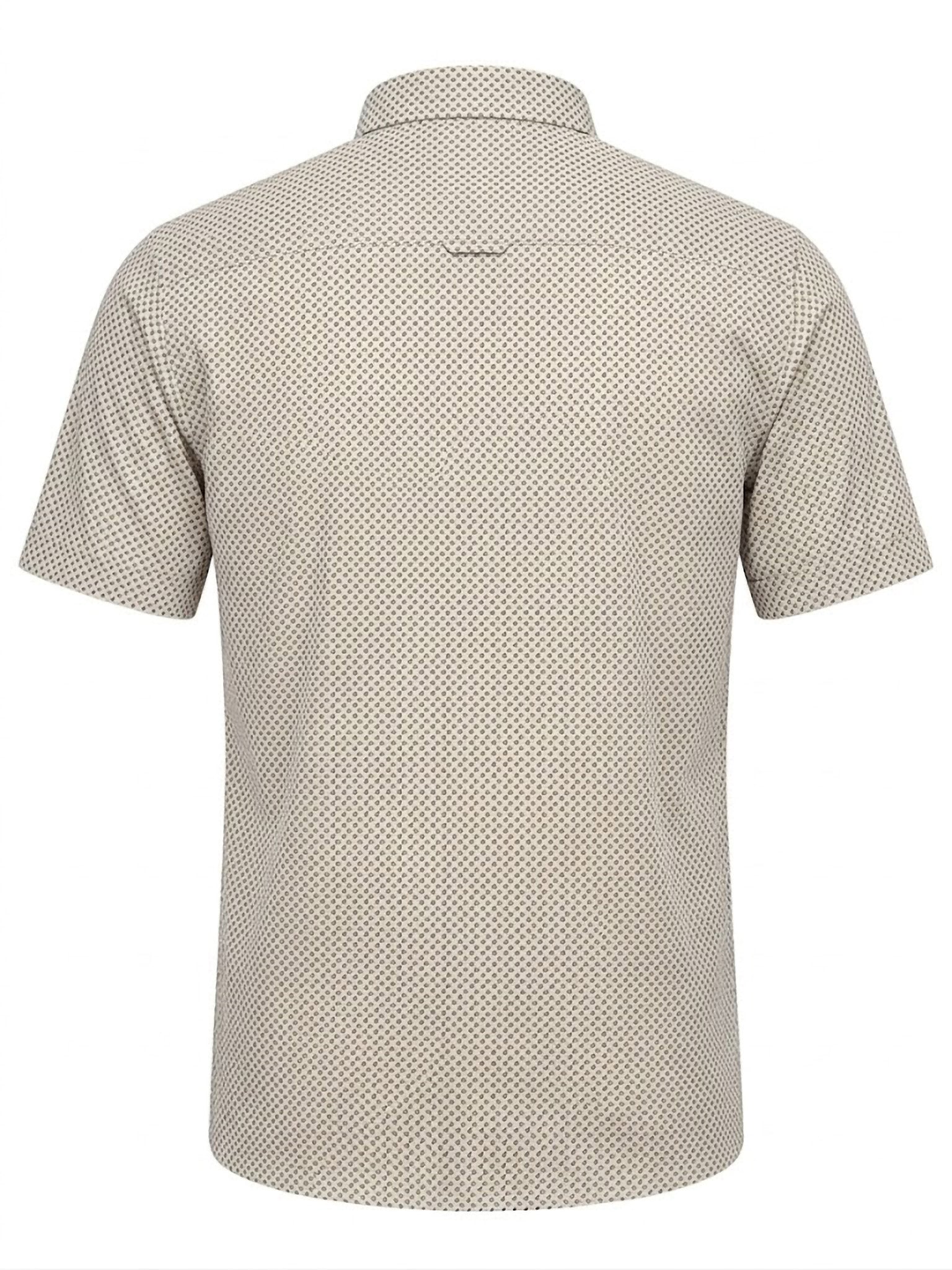 Camisa Levoratto Beige Dash Print