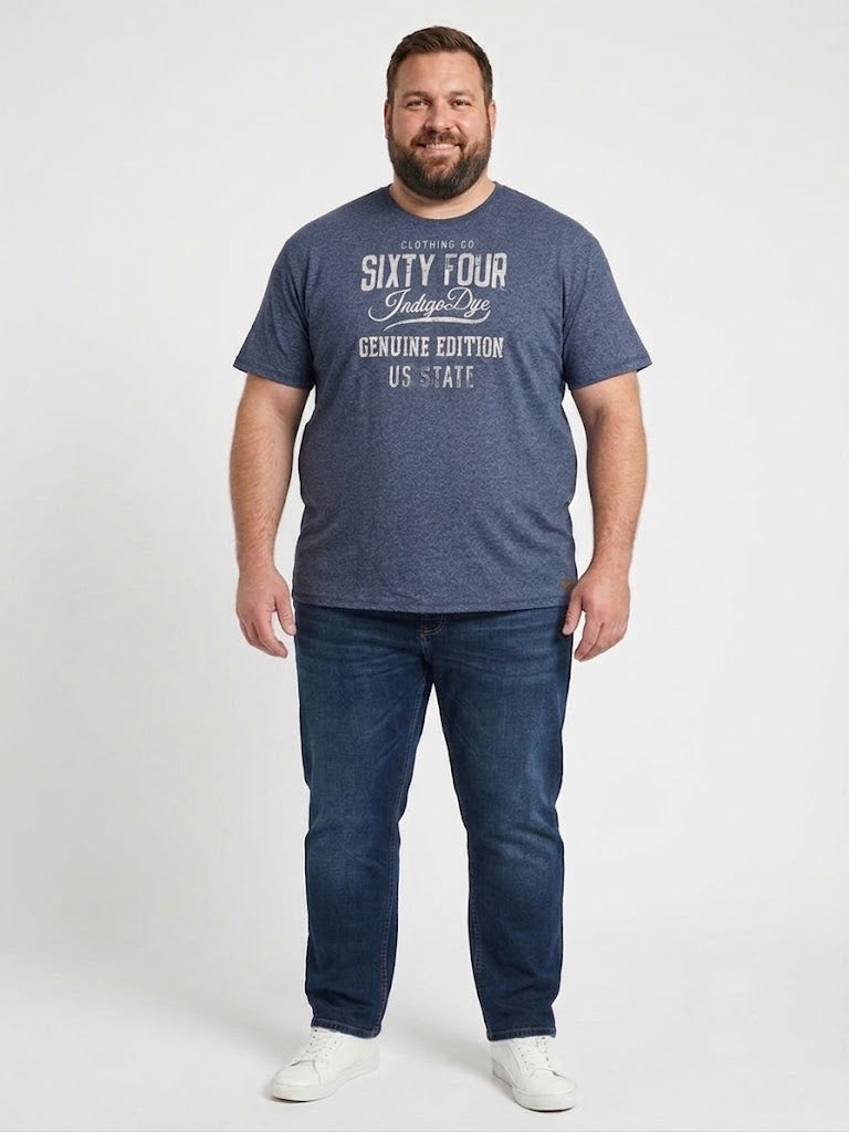 Camiseta Forestal "Sixty Four Indigo Dye"