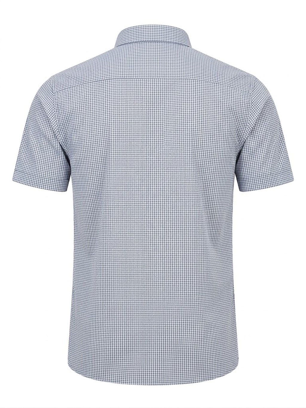 Camisa Levoratto Blue Geometric Pattern