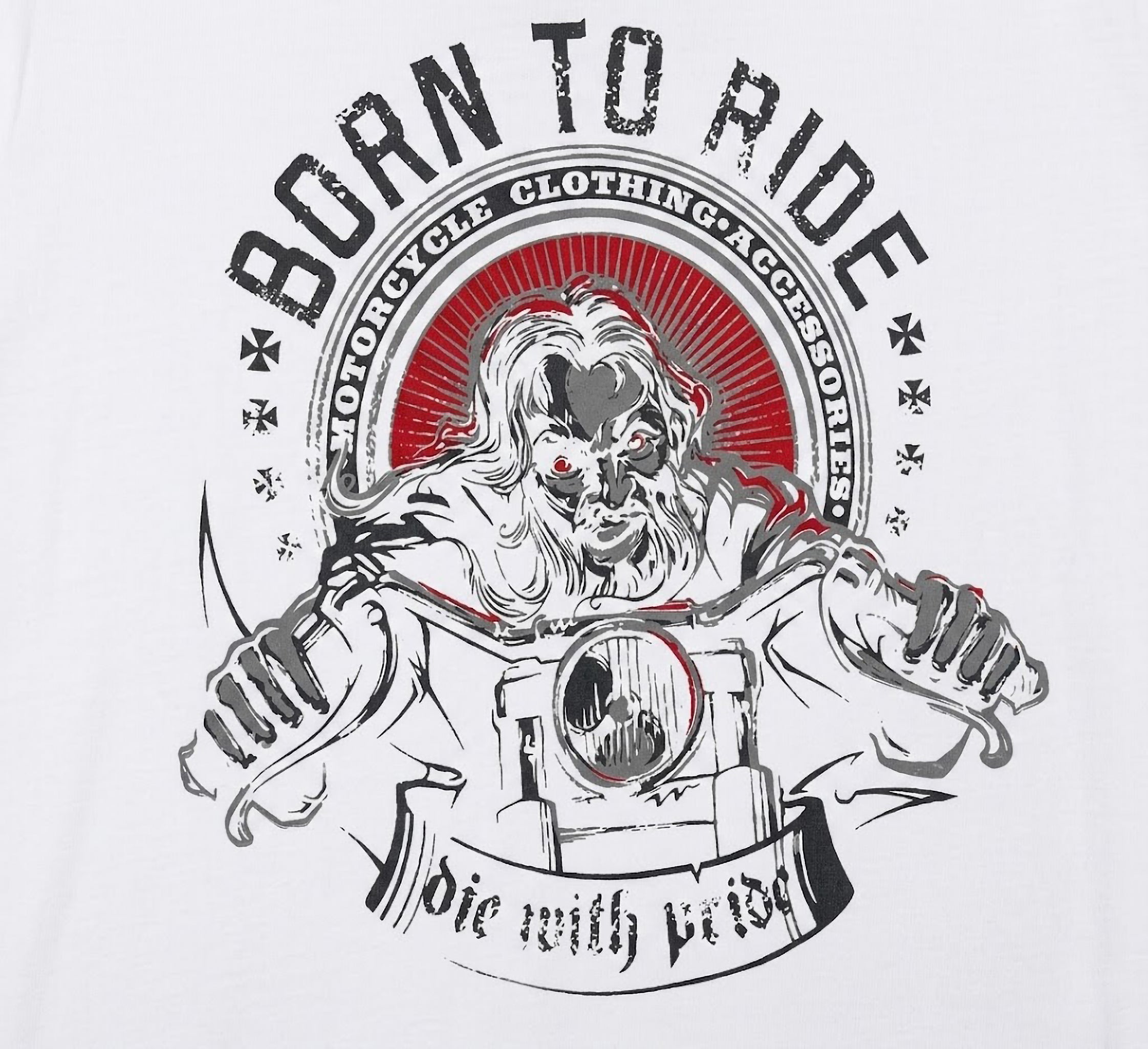 Camiseta Easy "Born To Ride"