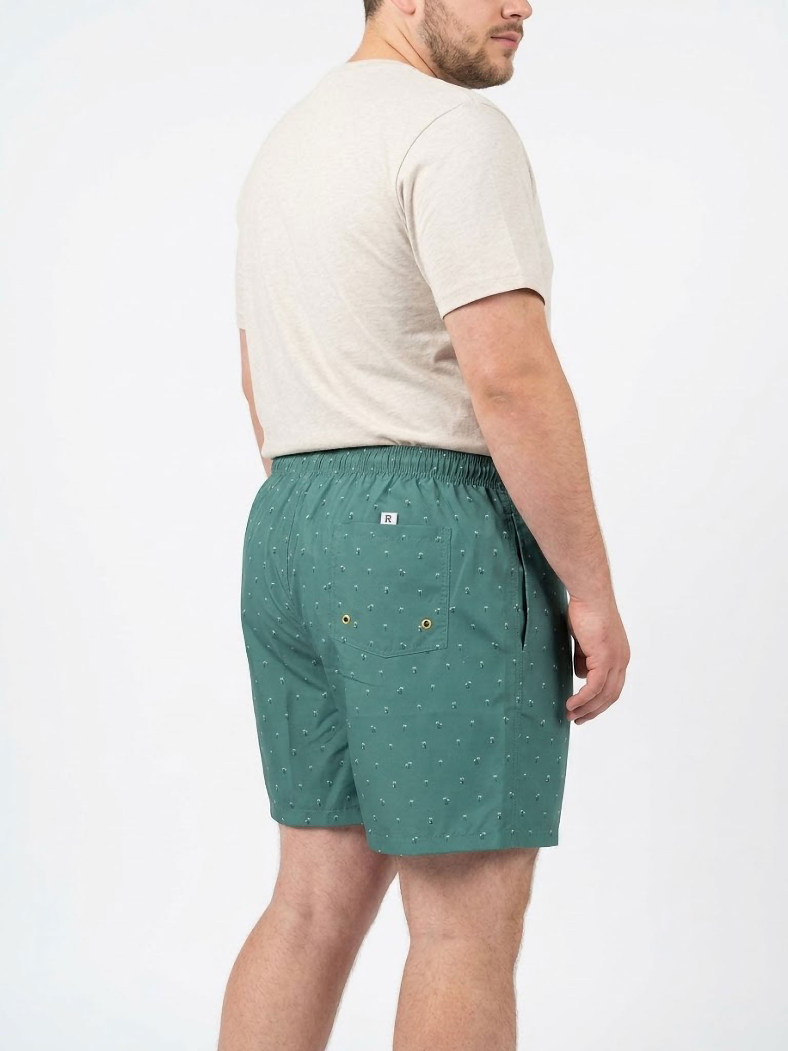 Bañador Estampado de Palmeras Forestal