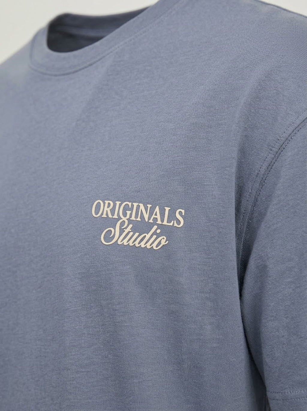 Camiseta Hombre Tallas Grandes Azul Grisáceo Originals Studio Jack & Jones