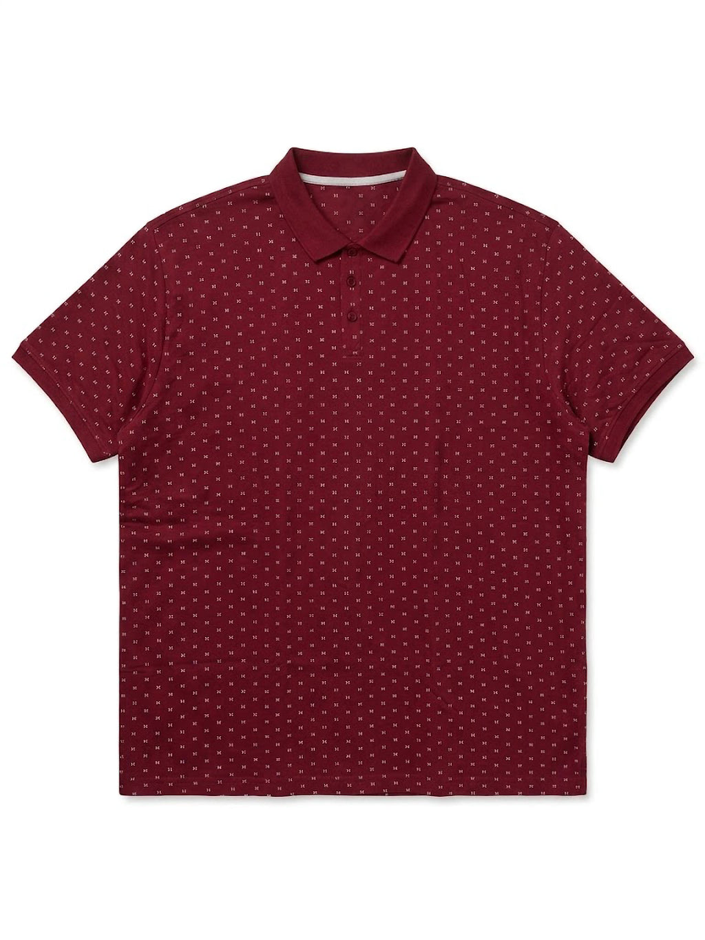 Polo Red Pattern Forestal