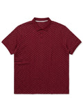 Polo Red Pattern Forestal