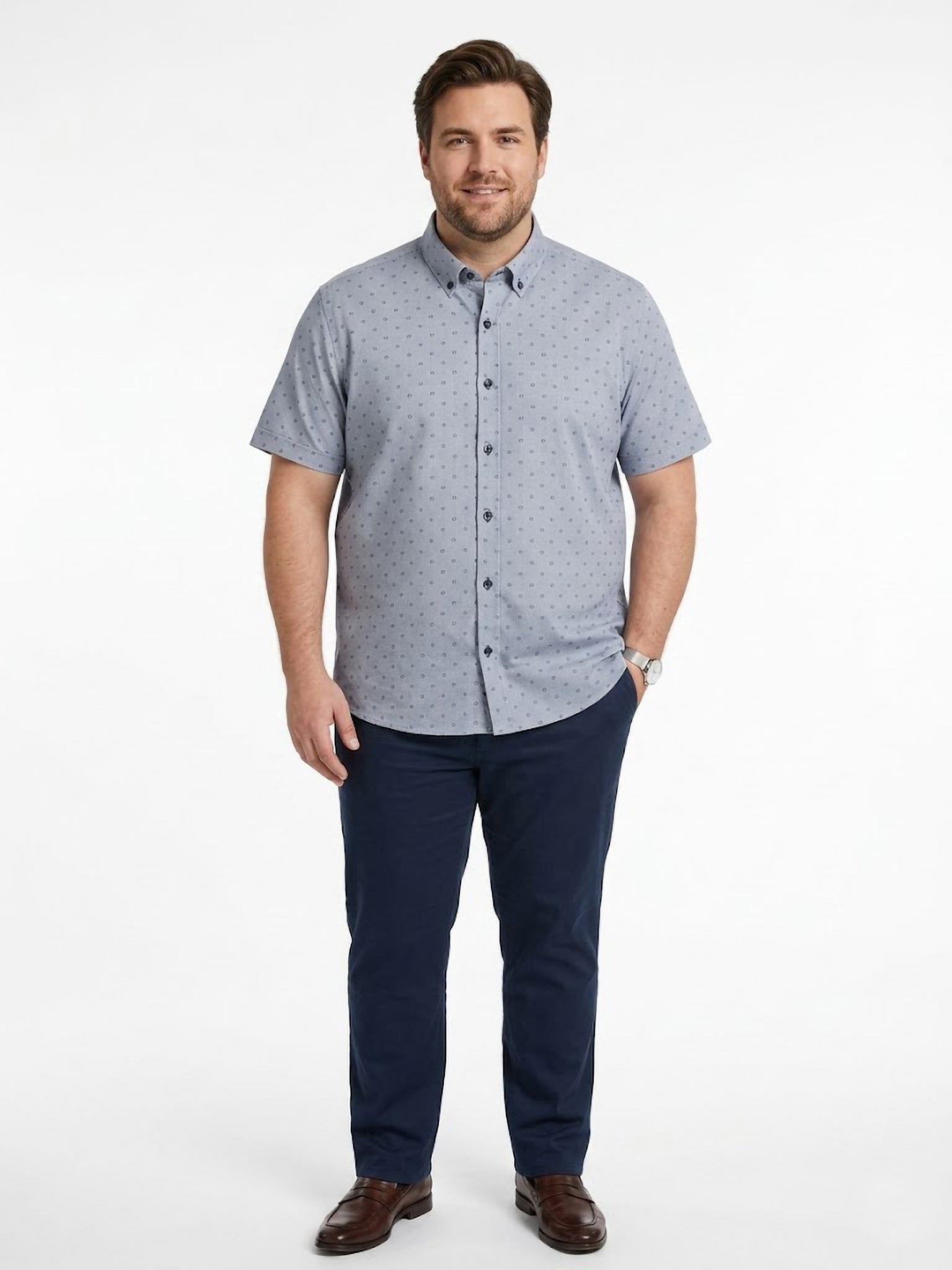 Camisa Levoratto Blue Mini-Print