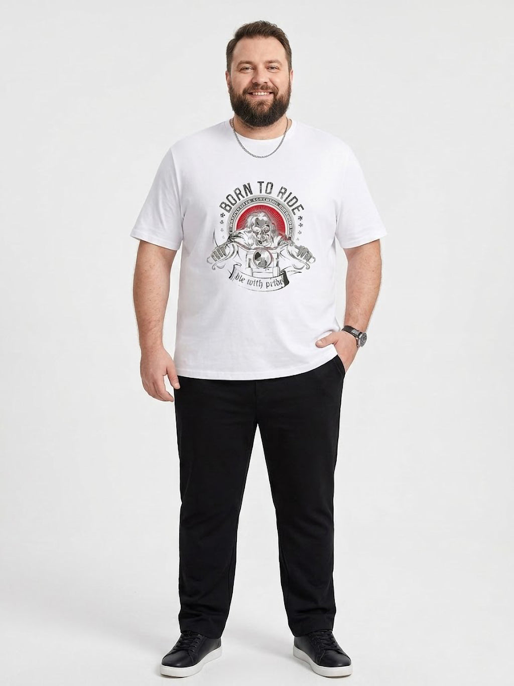 Camiseta Easy "Born To Ride"
