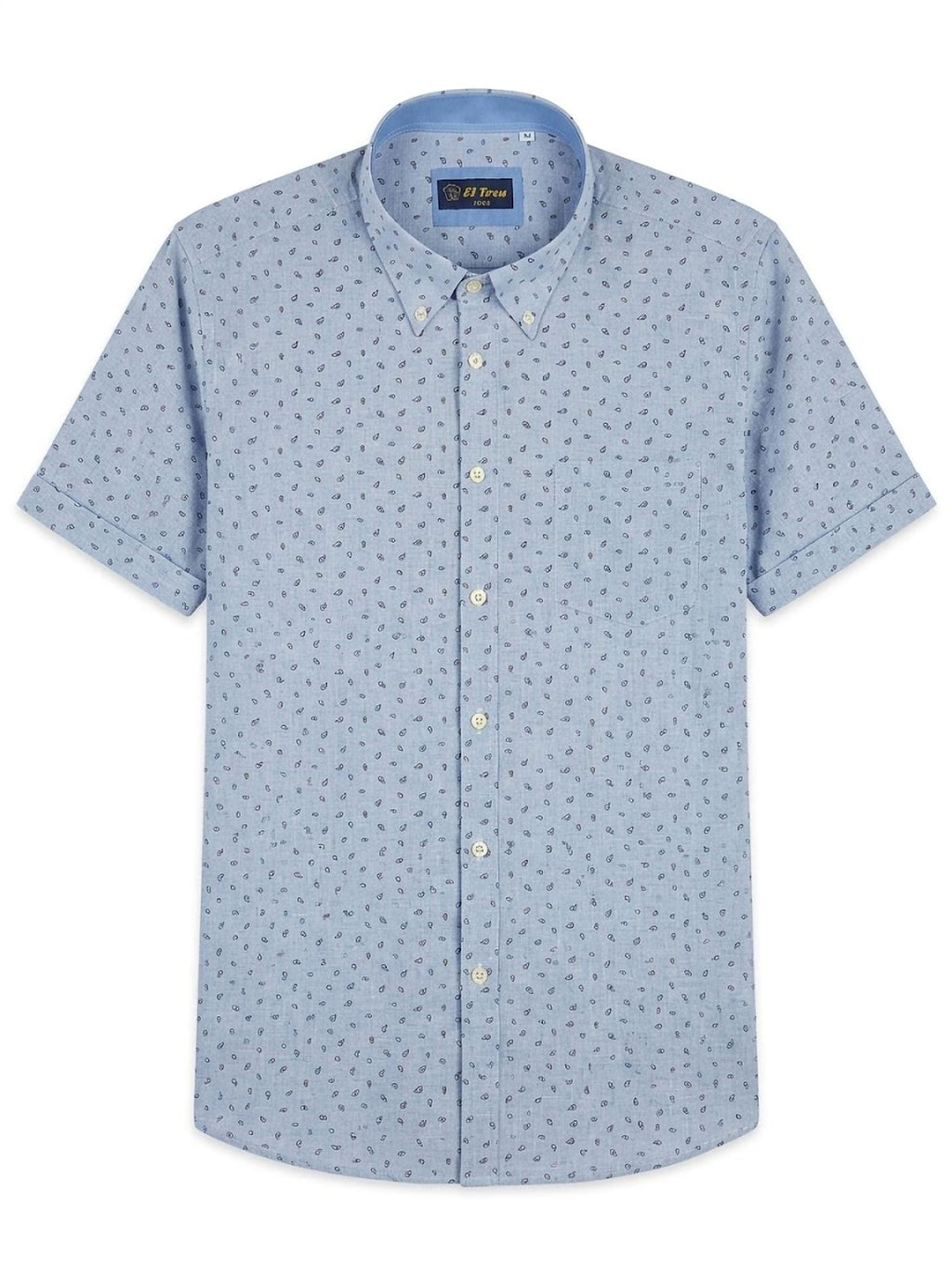 Camisa Light Blue Paisley ElTrau