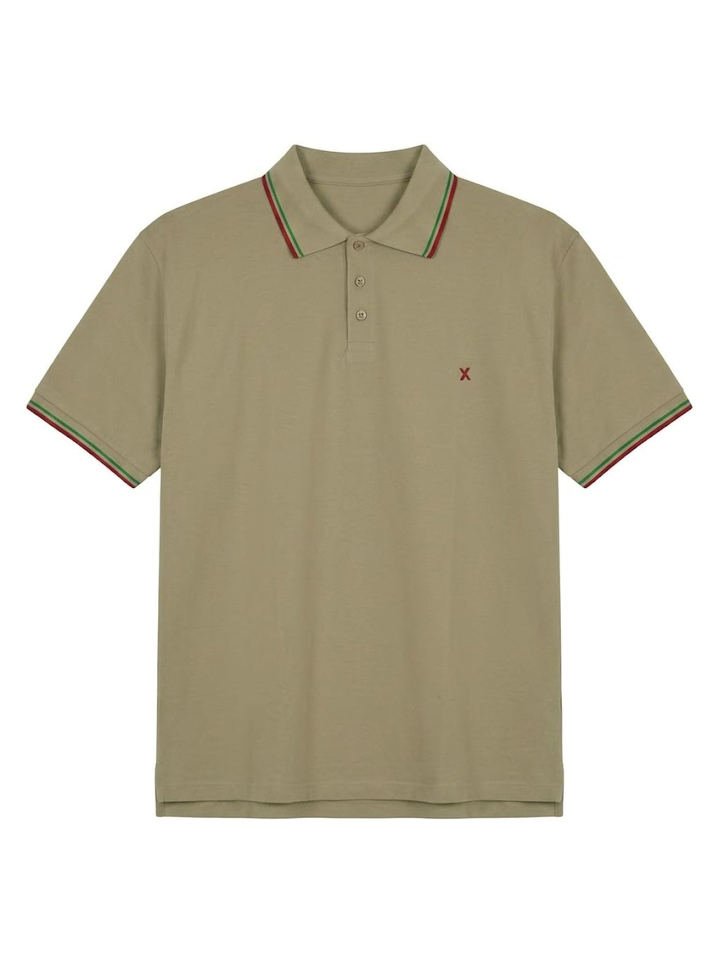 Polo Ribete Tricolor Maxfort